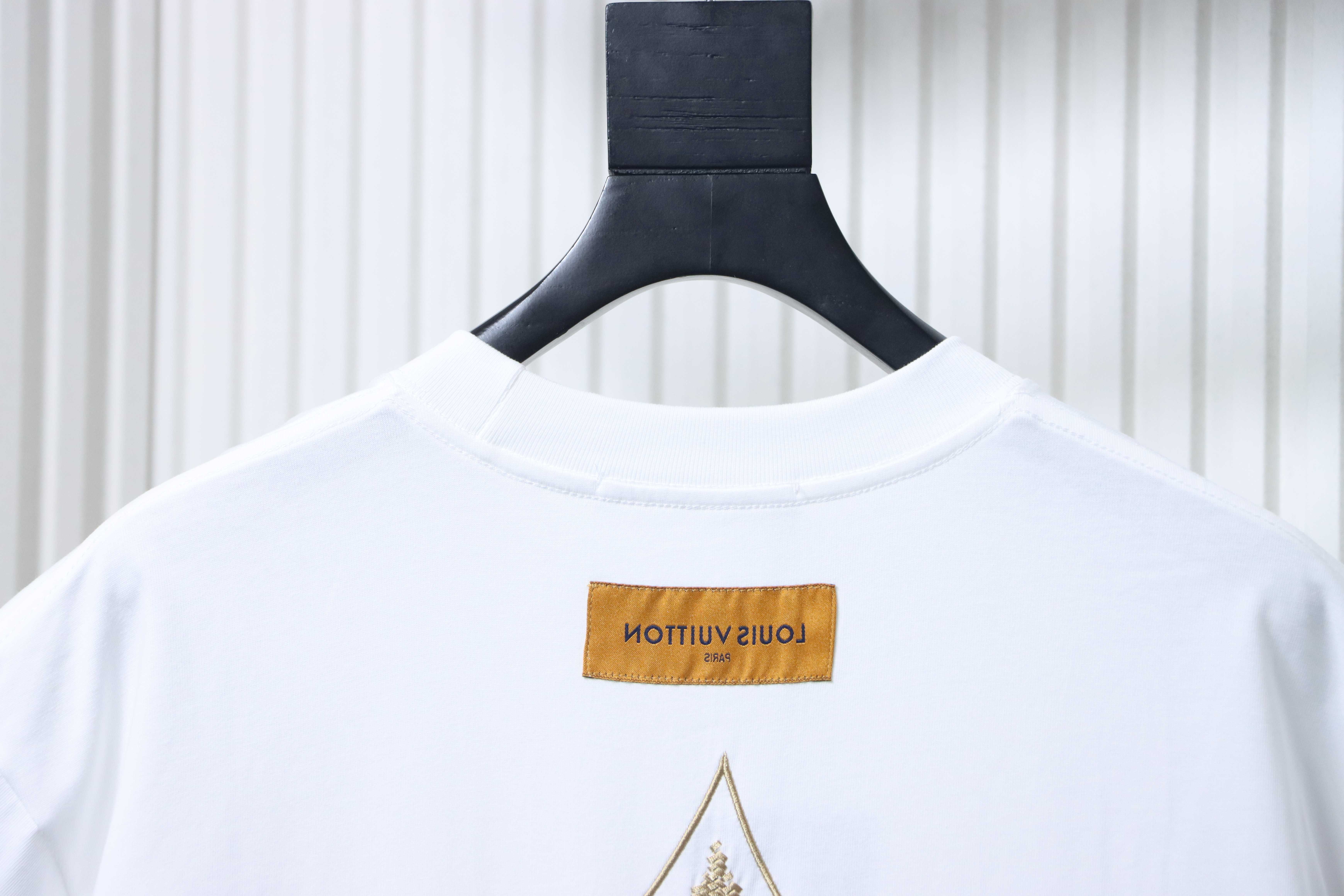     Louis Vuitton Monogram Flower 3D Gradient Print T-Shirt White