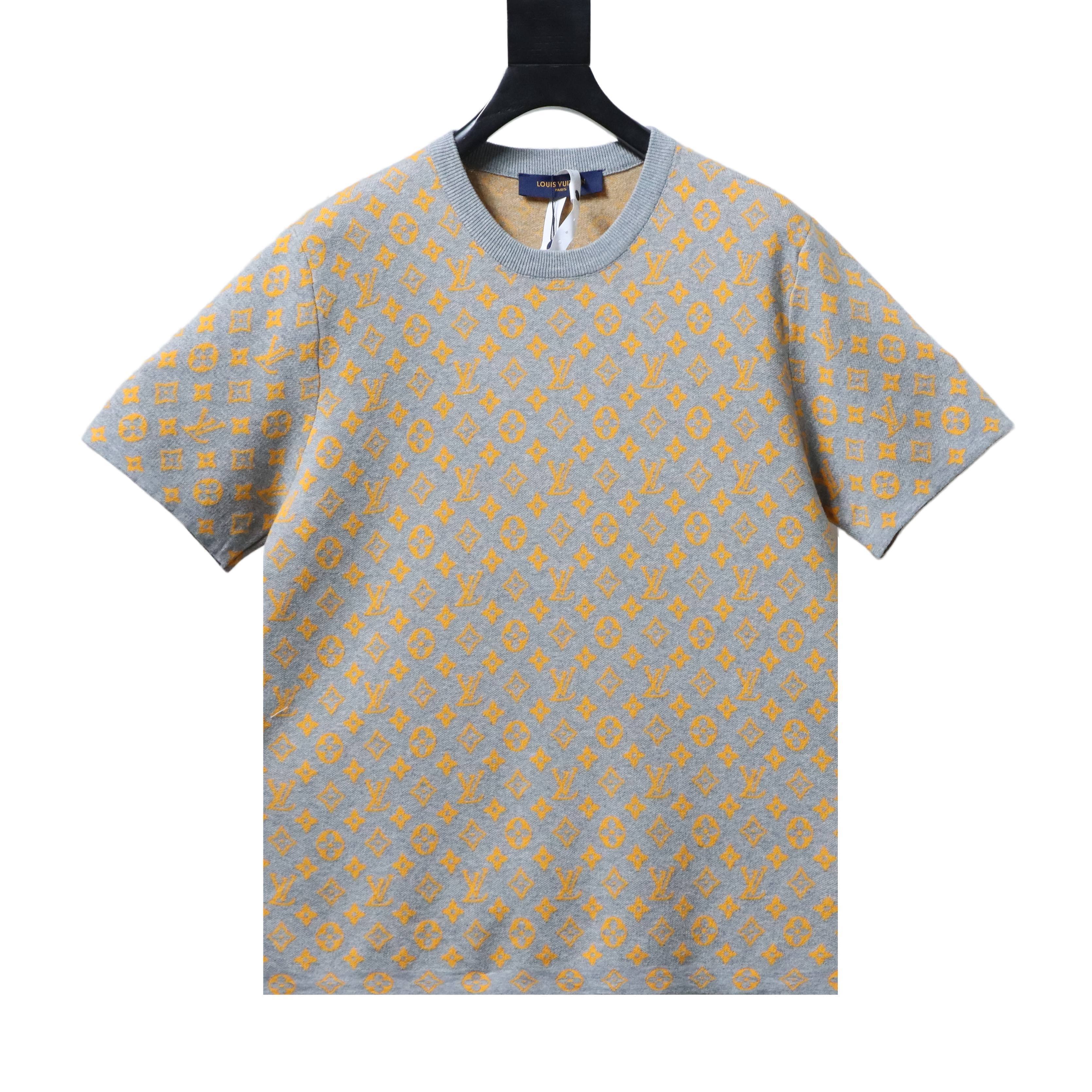     Louis Vuitton Monogram Short-Sleeved Crewneck Brown