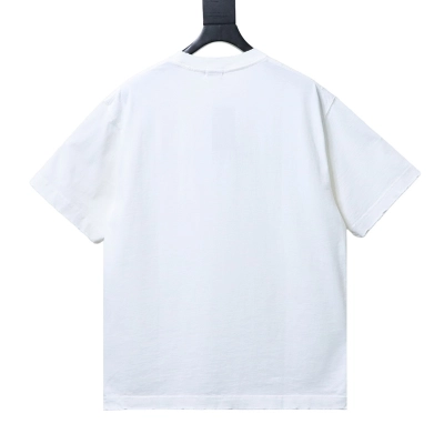 Top Quality Saint Laurent Large Bord T Shirt White 02