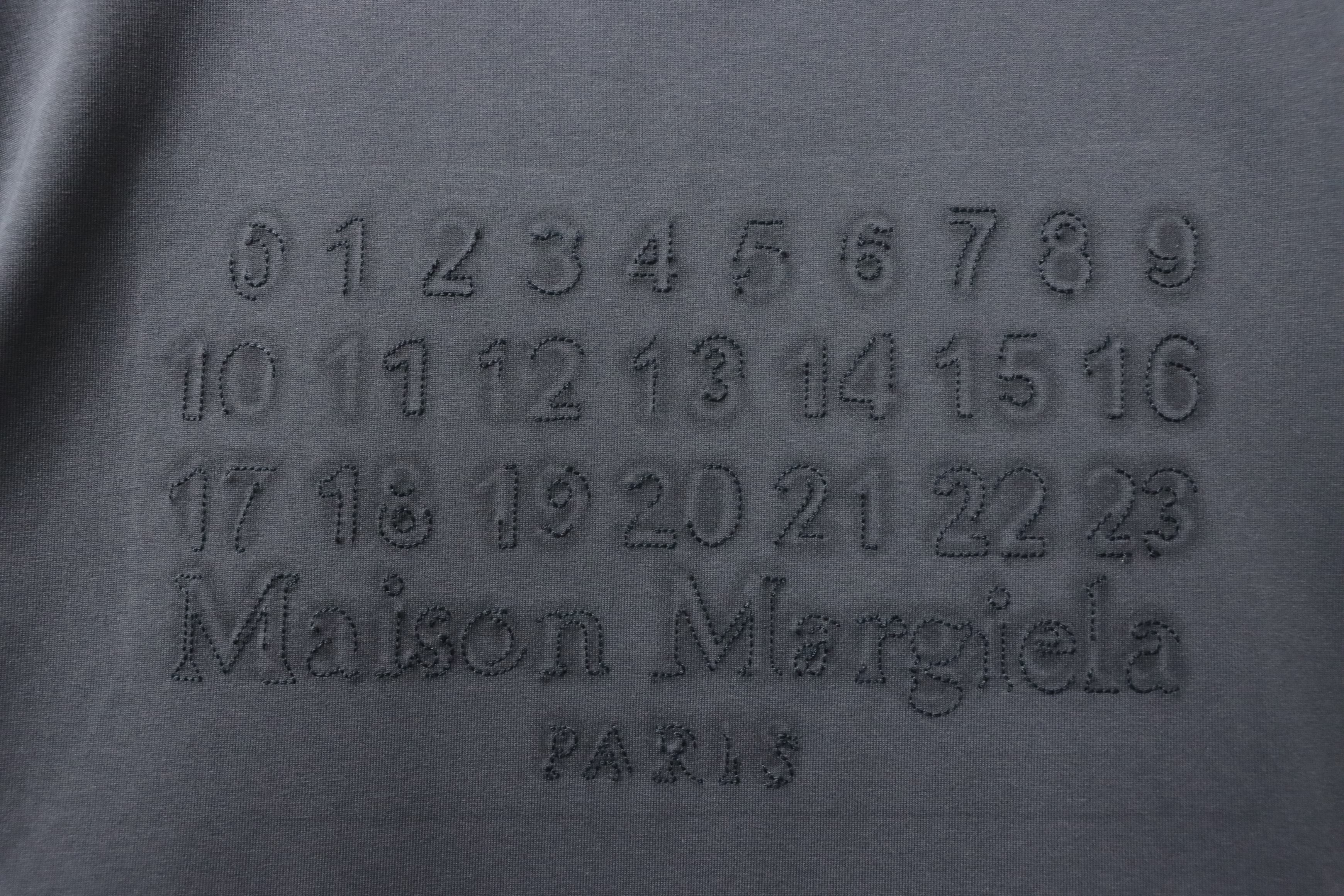    Maison Margiela MM6  Numeric Cotton Jersey T-shirt
