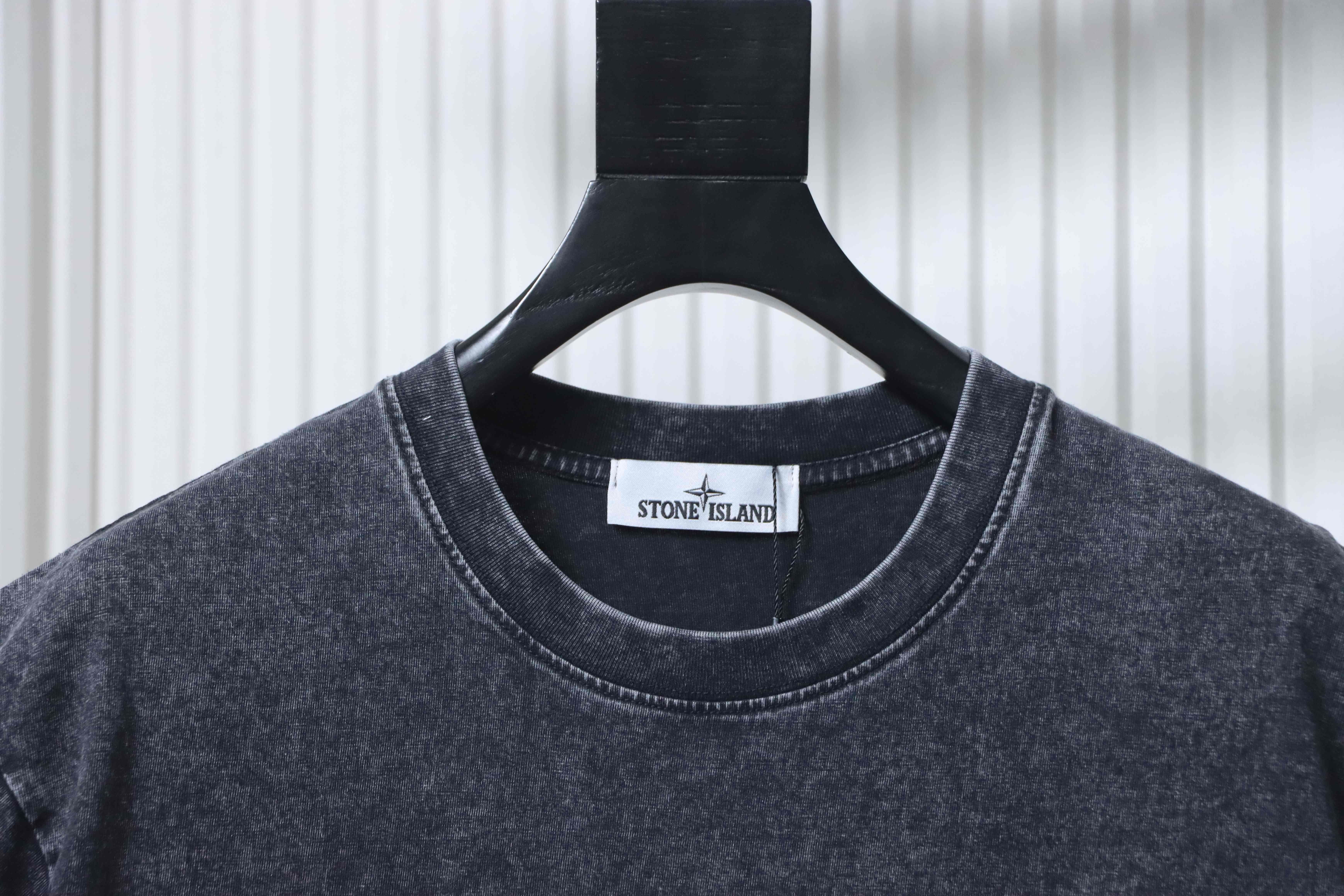 Top Quality    Stone Island Garment Dyed T-Shirt