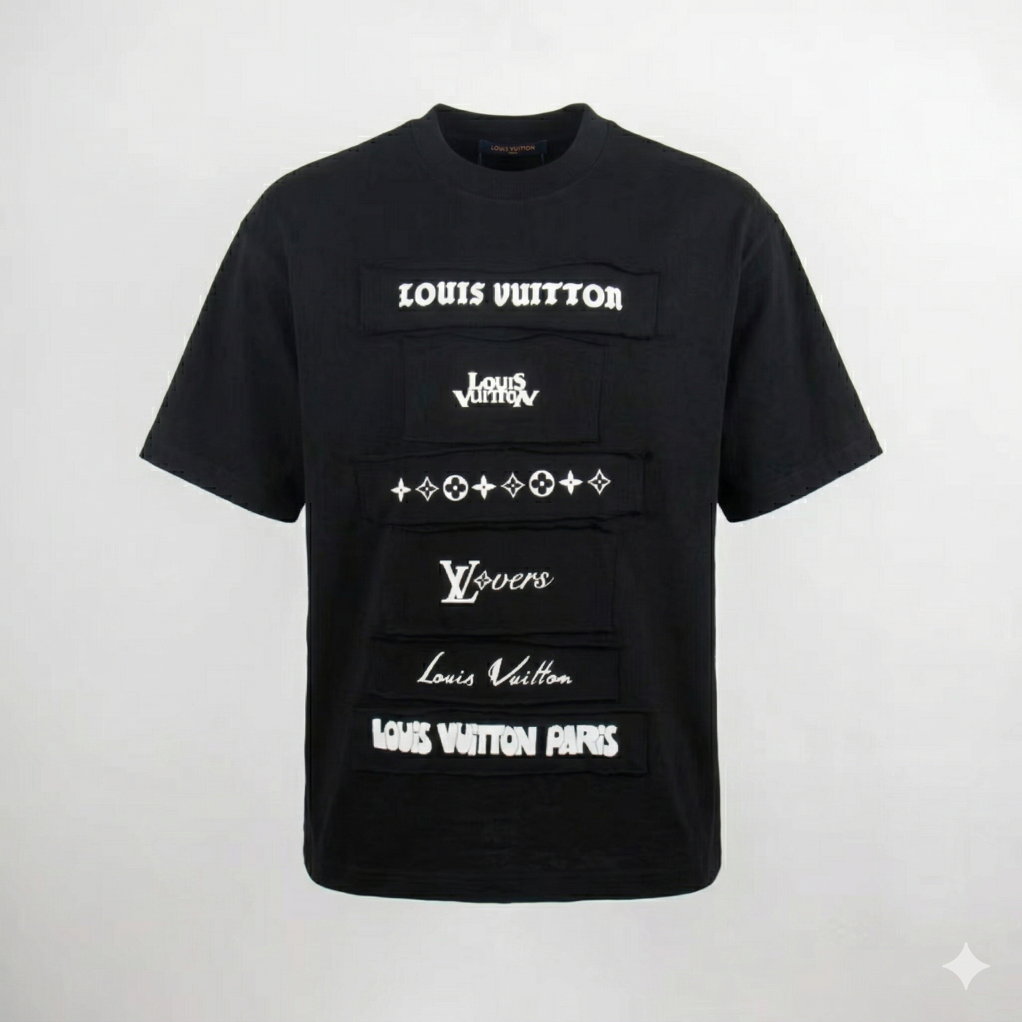     Louis Vuitton Classic Black T-shirt 6027
