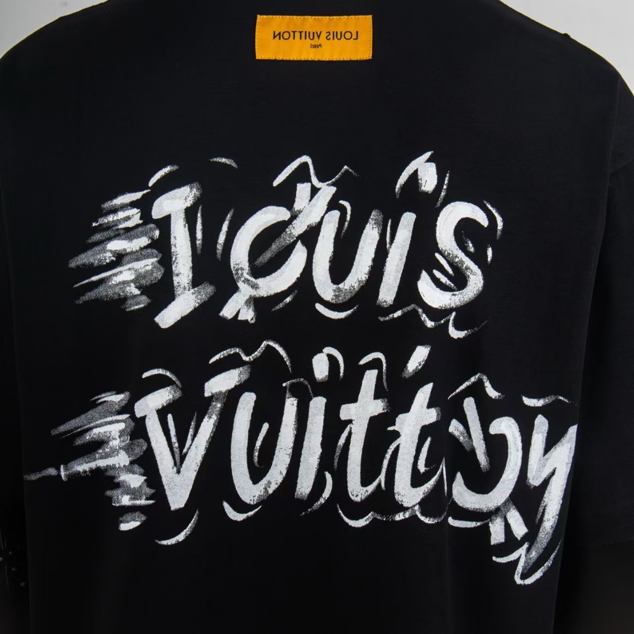     Louis Vuitton Embossed T-Shirt Black 6030