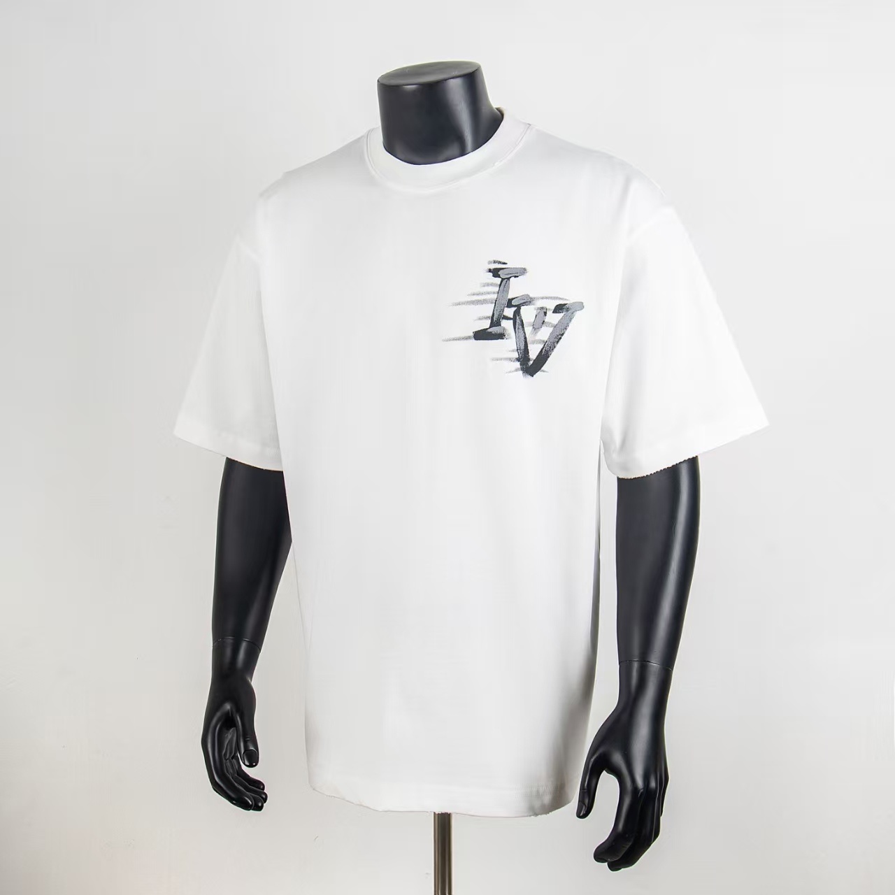     Louis Vuitton Embossed T-Shirt White 6030