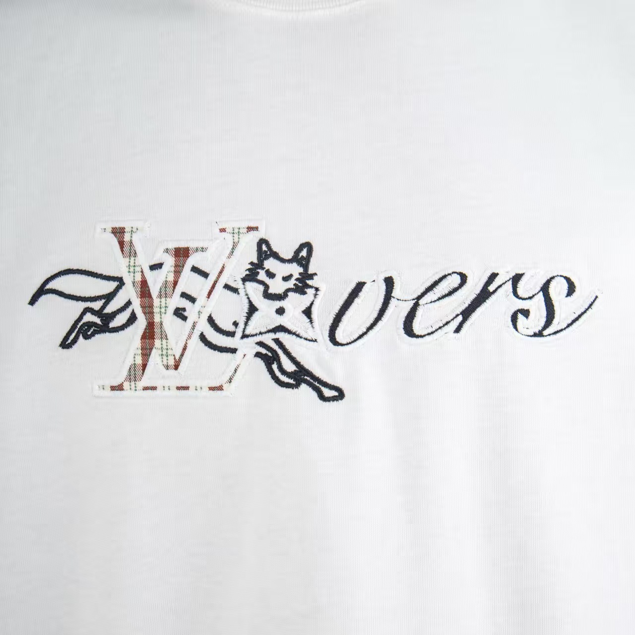     Louis Vuitton Embossed T-Shirt White 6038
