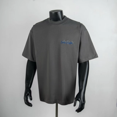 Top Quality Louis Vuitton Letter T-Shirt Black 6035 01
