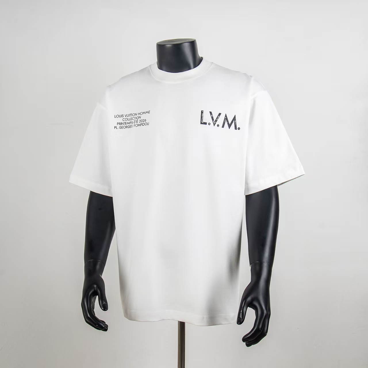     Louis Vuitton Letter T-Shirt White 6031