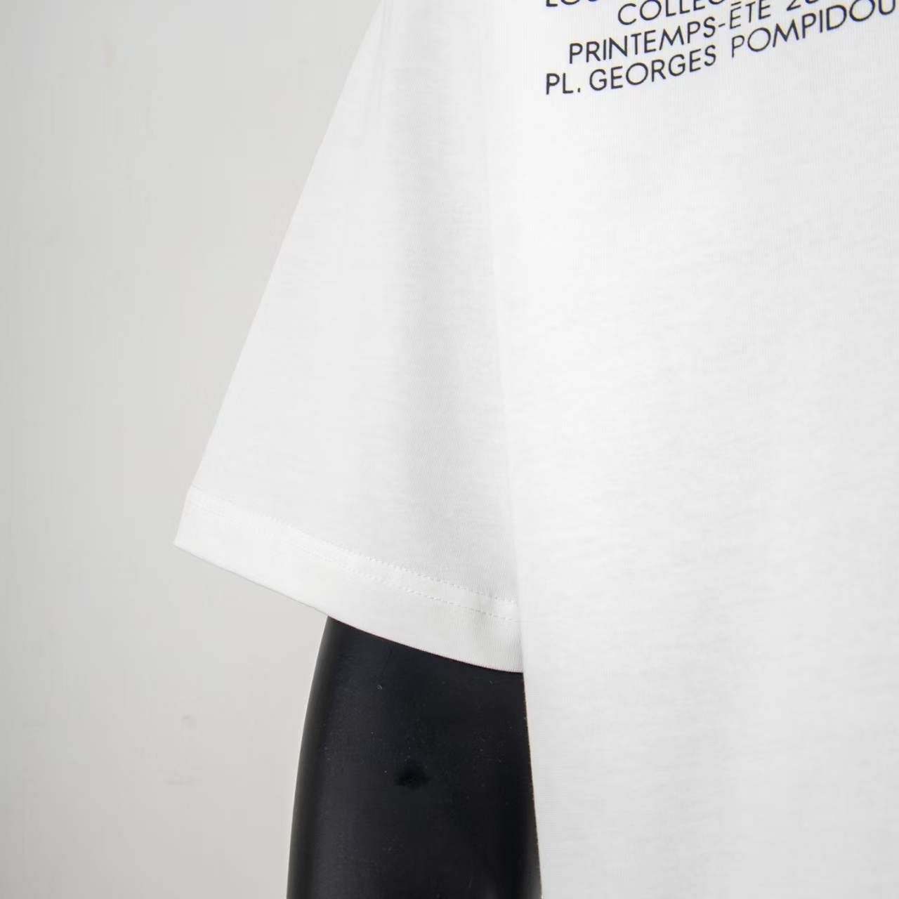     Louis Vuitton Letter T-Shirt White 6031