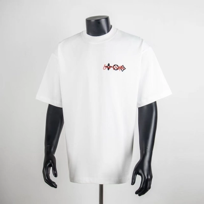 Top Quality Louis Vuitton Letter T-Shirt White 6035 01