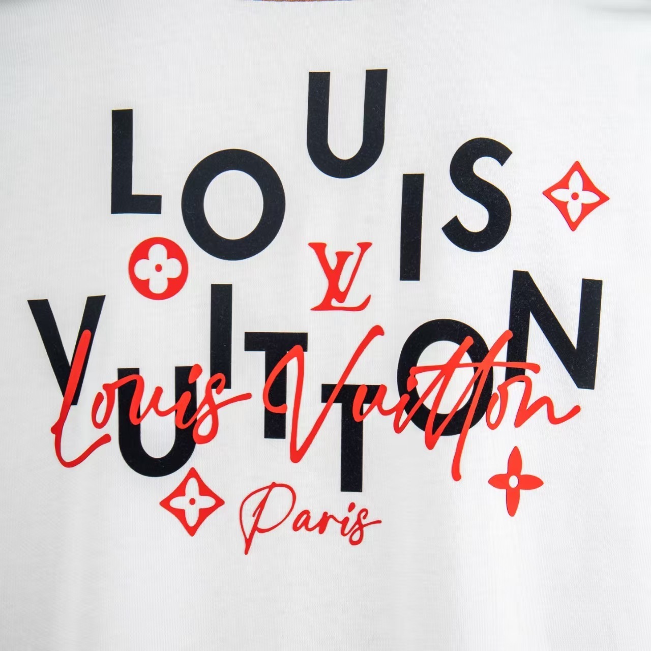     Louis Vuitton Letter T-Shirt White 6035