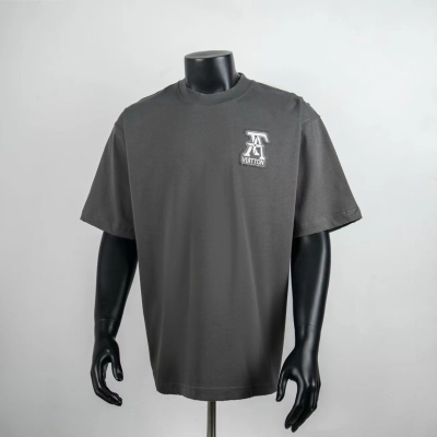 Top Quality Louis Vuitton Lovers T-shirt Grey 6024 01