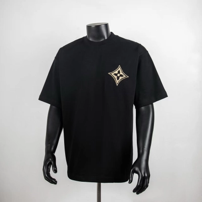Top Quality Louis Vuitton Monogram T-Shirt Black 6036 01