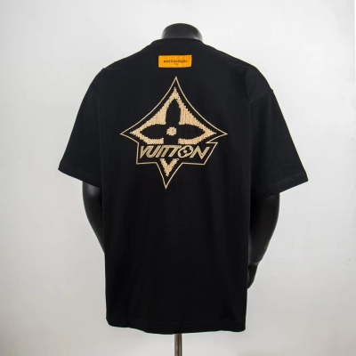 Top Quality Louis Vuitton Monogram T-Shirt Black 6036 02
