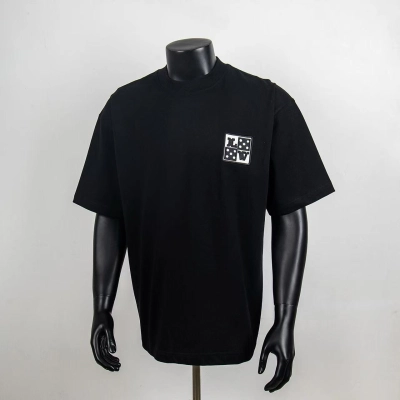 Top Quality Louis Vuitton Printed T-shirt Black 6005 01