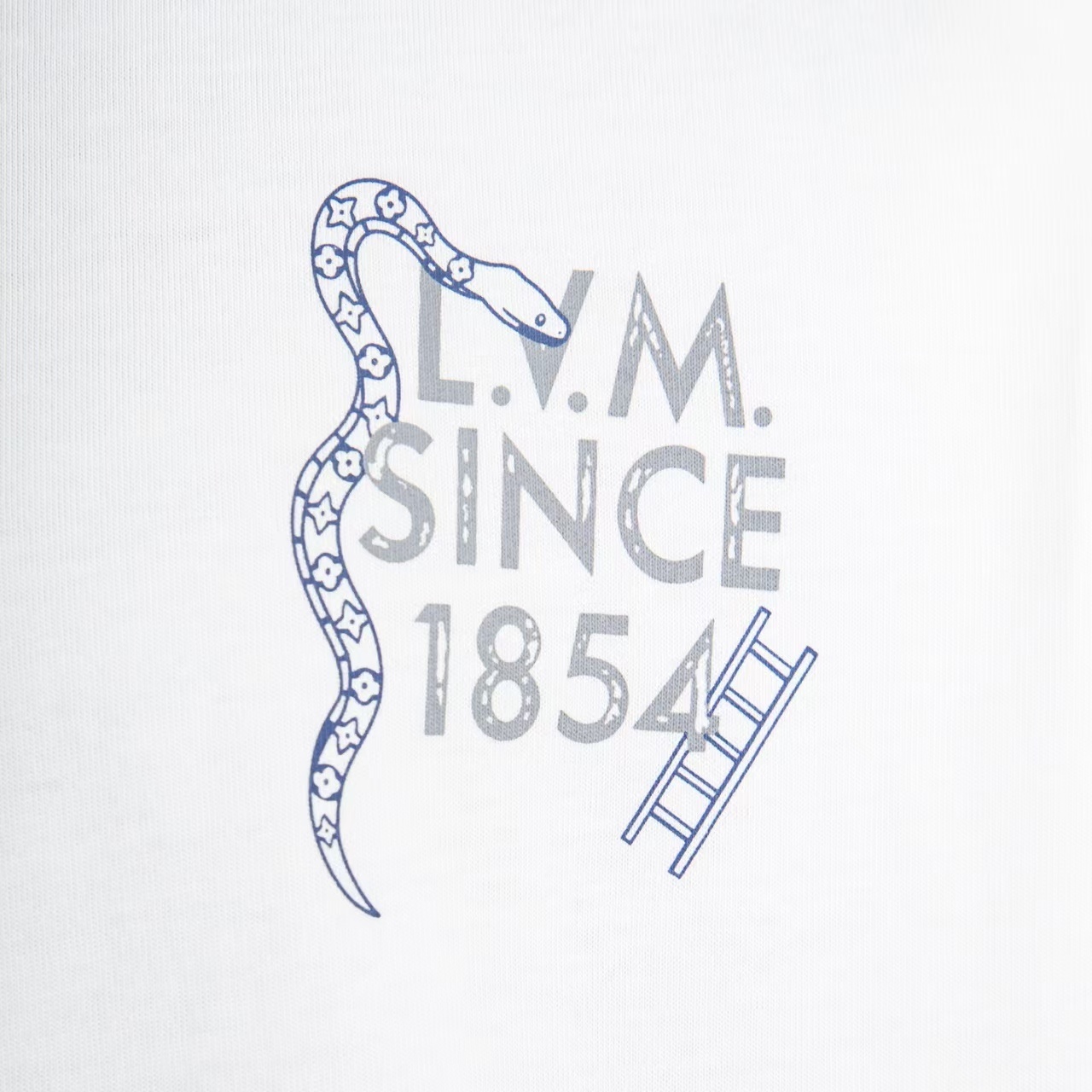     Louis Vuitton Printed T-shirt White 6033