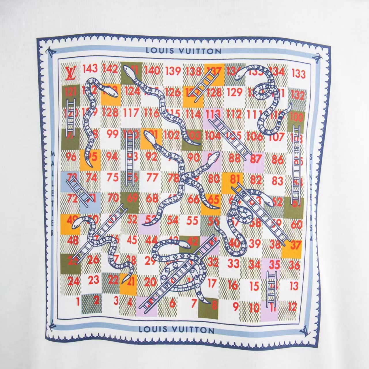     Louis Vuitton Printed T-shirt White 6033