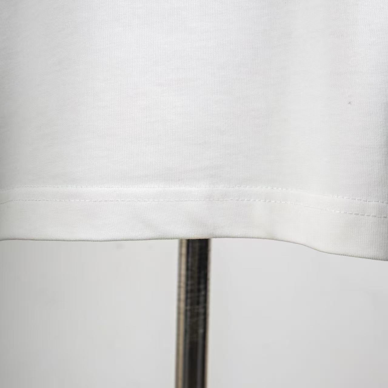     Louis Vuitton Velvet Jacquard Short-Sleeved T-Shirt 6003