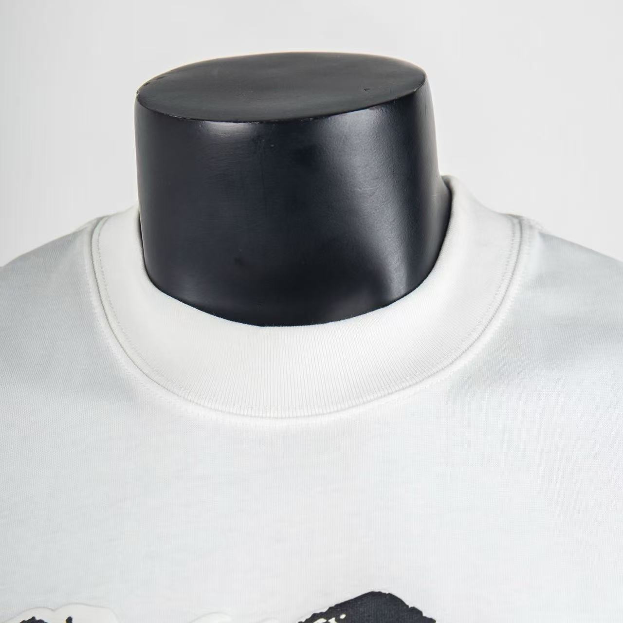     Louis Vuitton Velvet Jacquard Short-Sleeved T-Shirt 6003