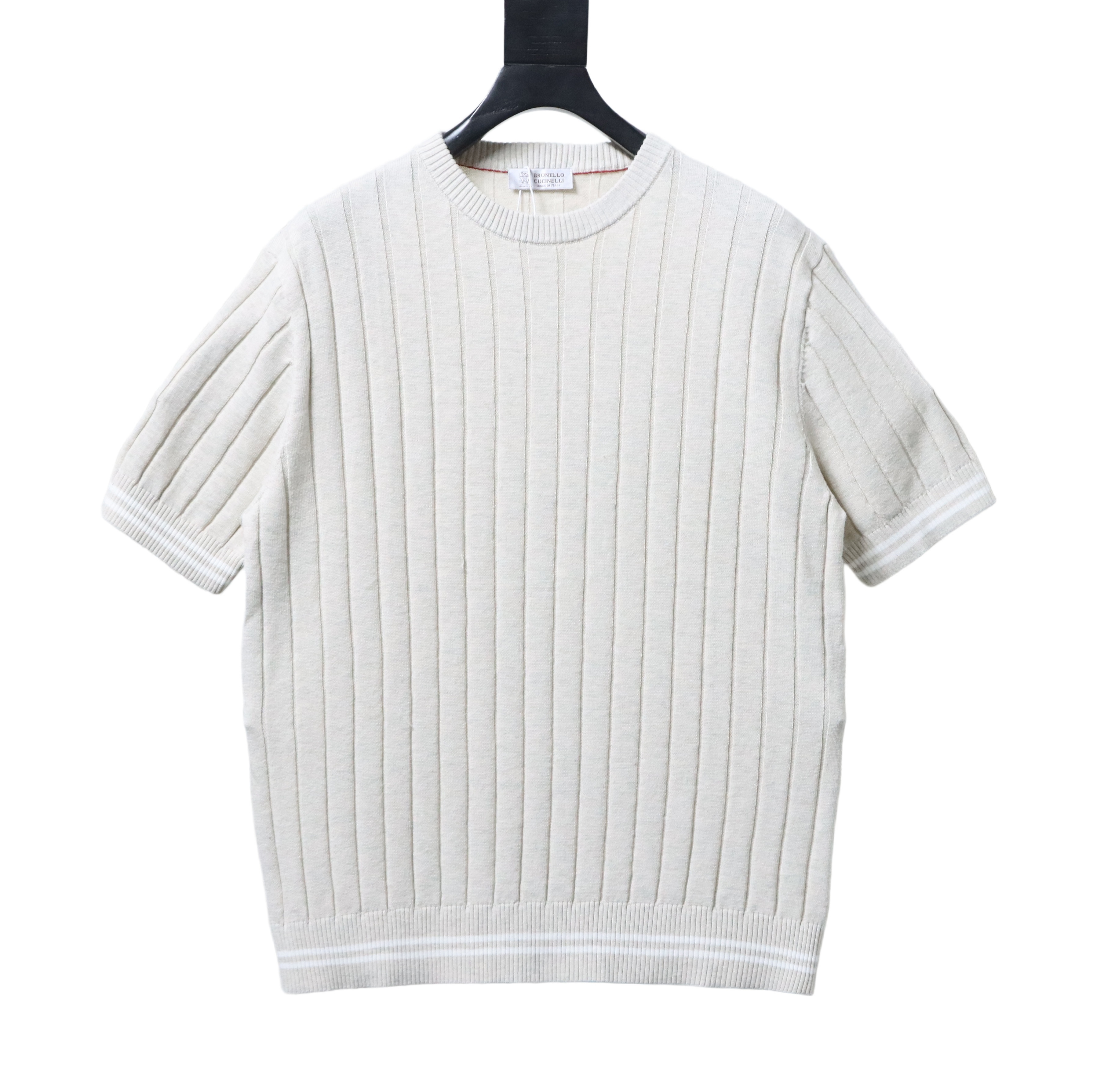    Brunello Cucinelli Henley collar T-shirt White