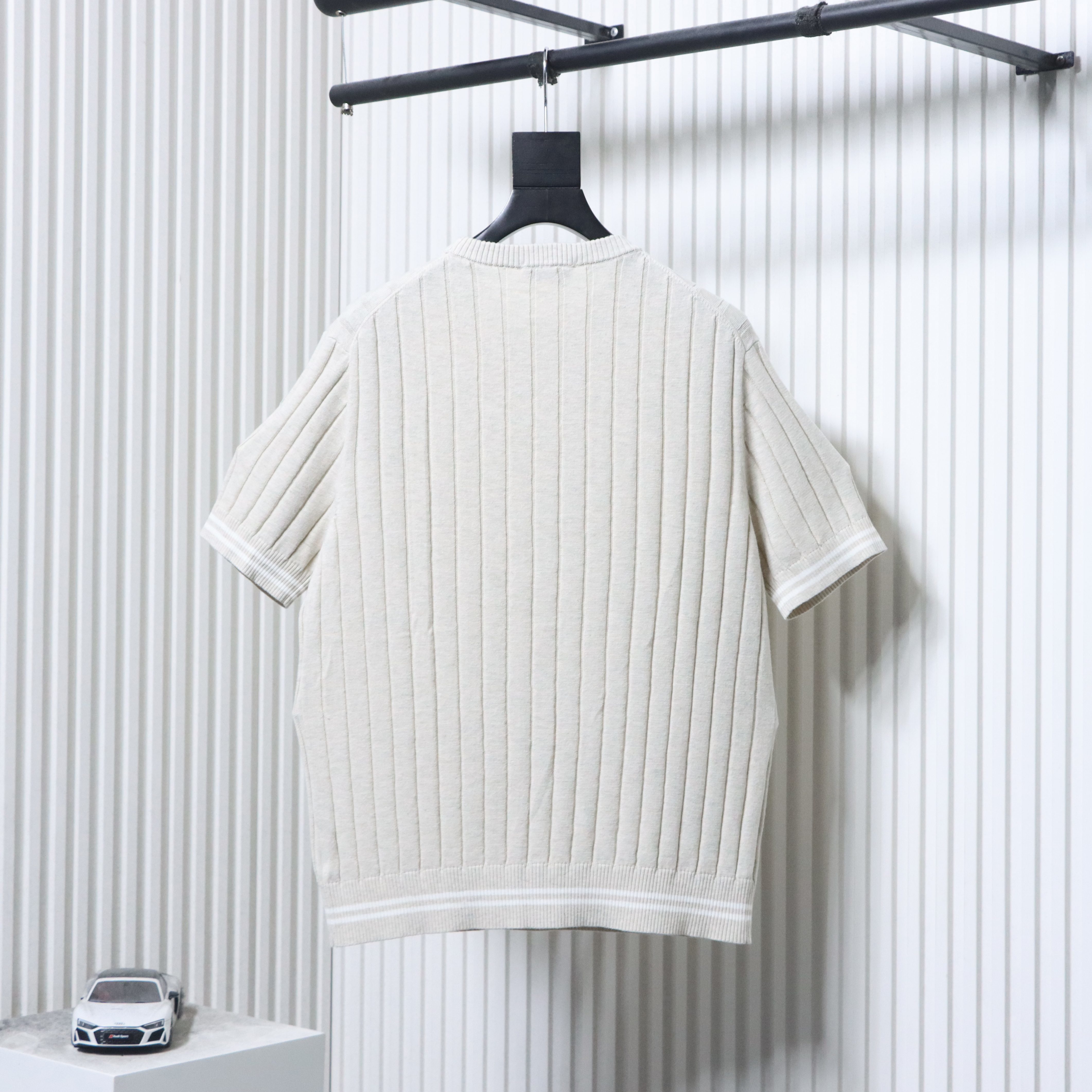    Brunello Cucinelli Henley collar T-shirt White