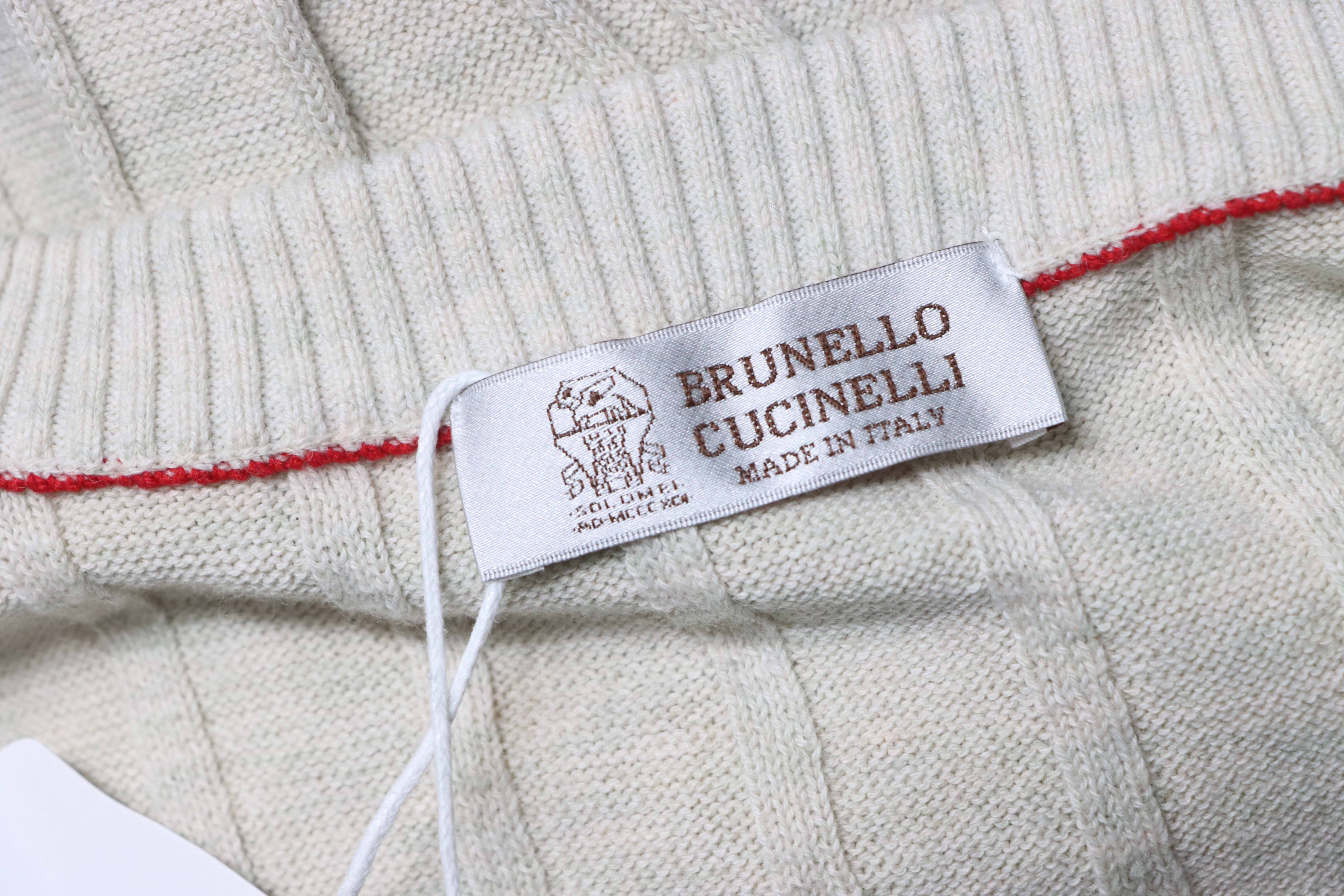    Brunello Cucinelli Henley collar T-shirt White