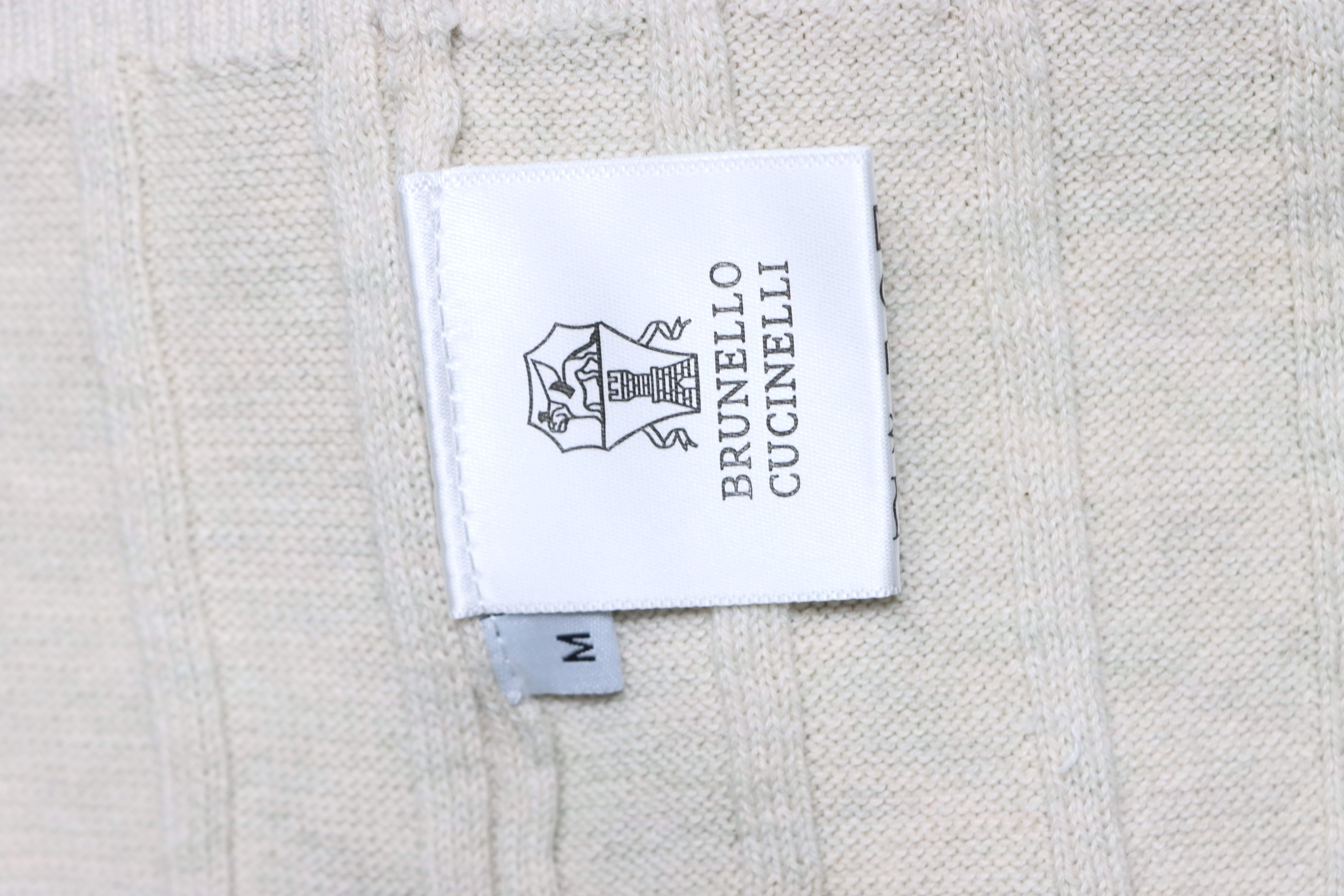   Brunello Cucinelli Henley collar T-shirt White