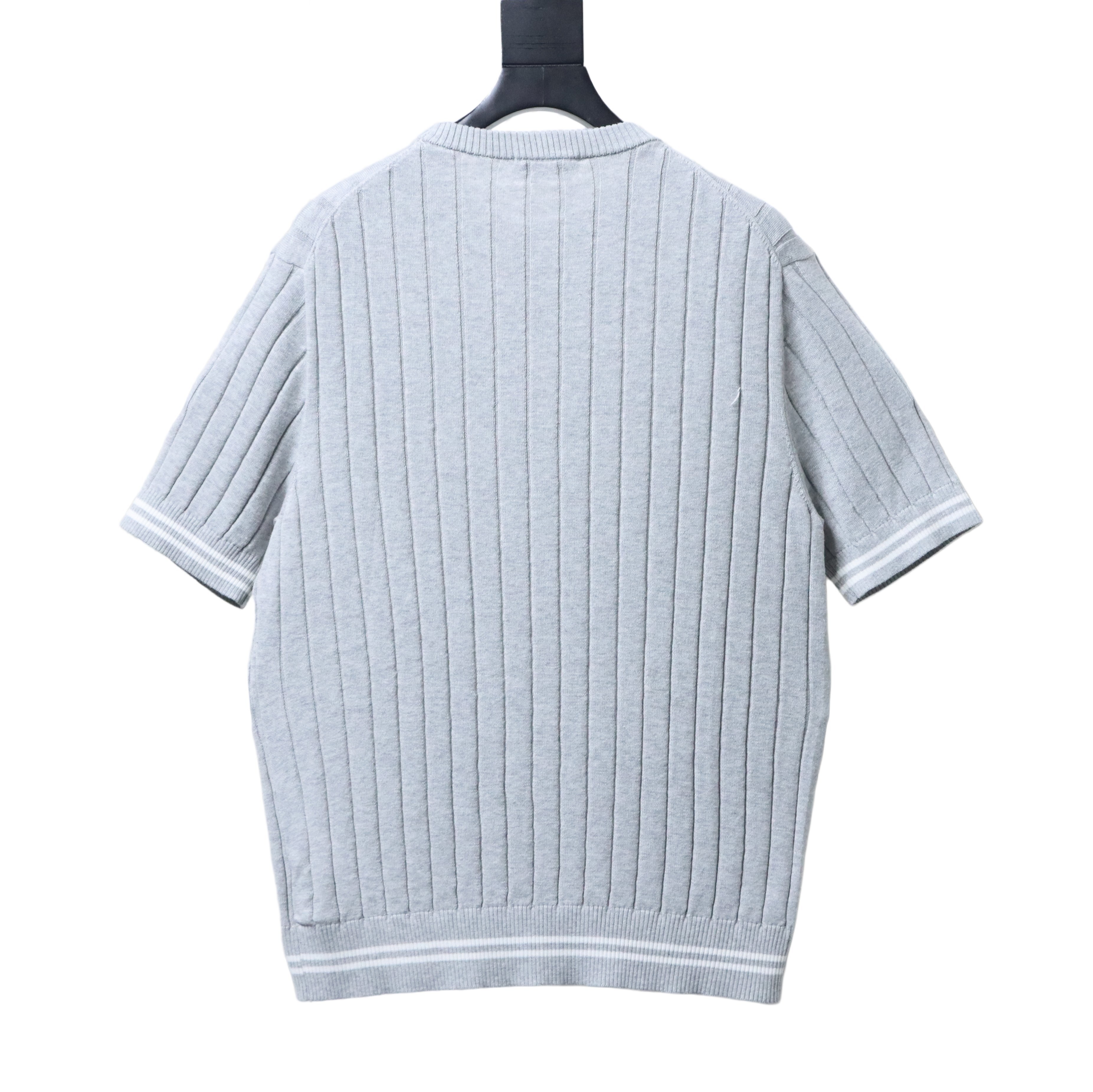    Brunello Cucinelli Henley collar T-shirt Grey