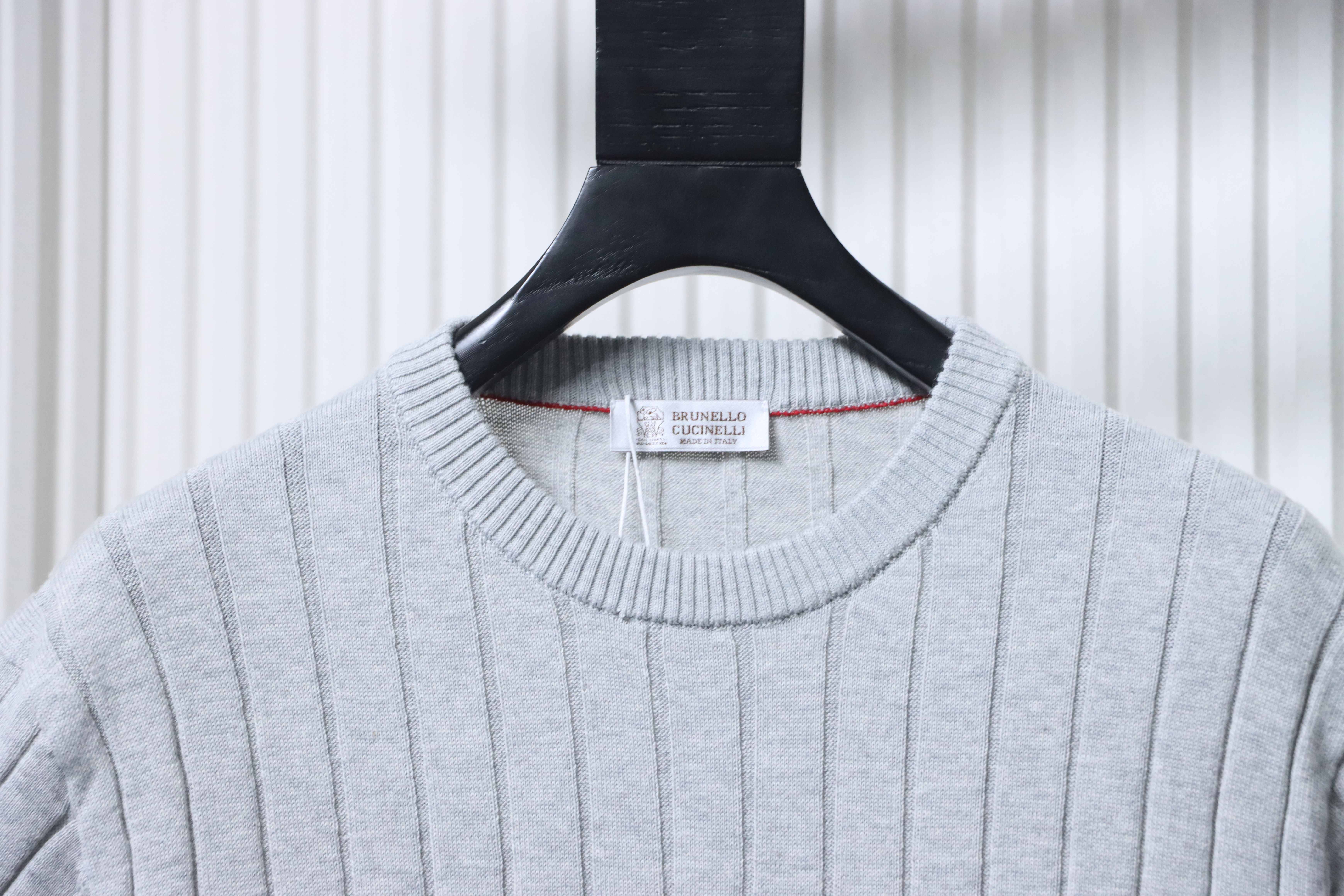    Brunello Cucinelli Henley collar T-shirt Grey