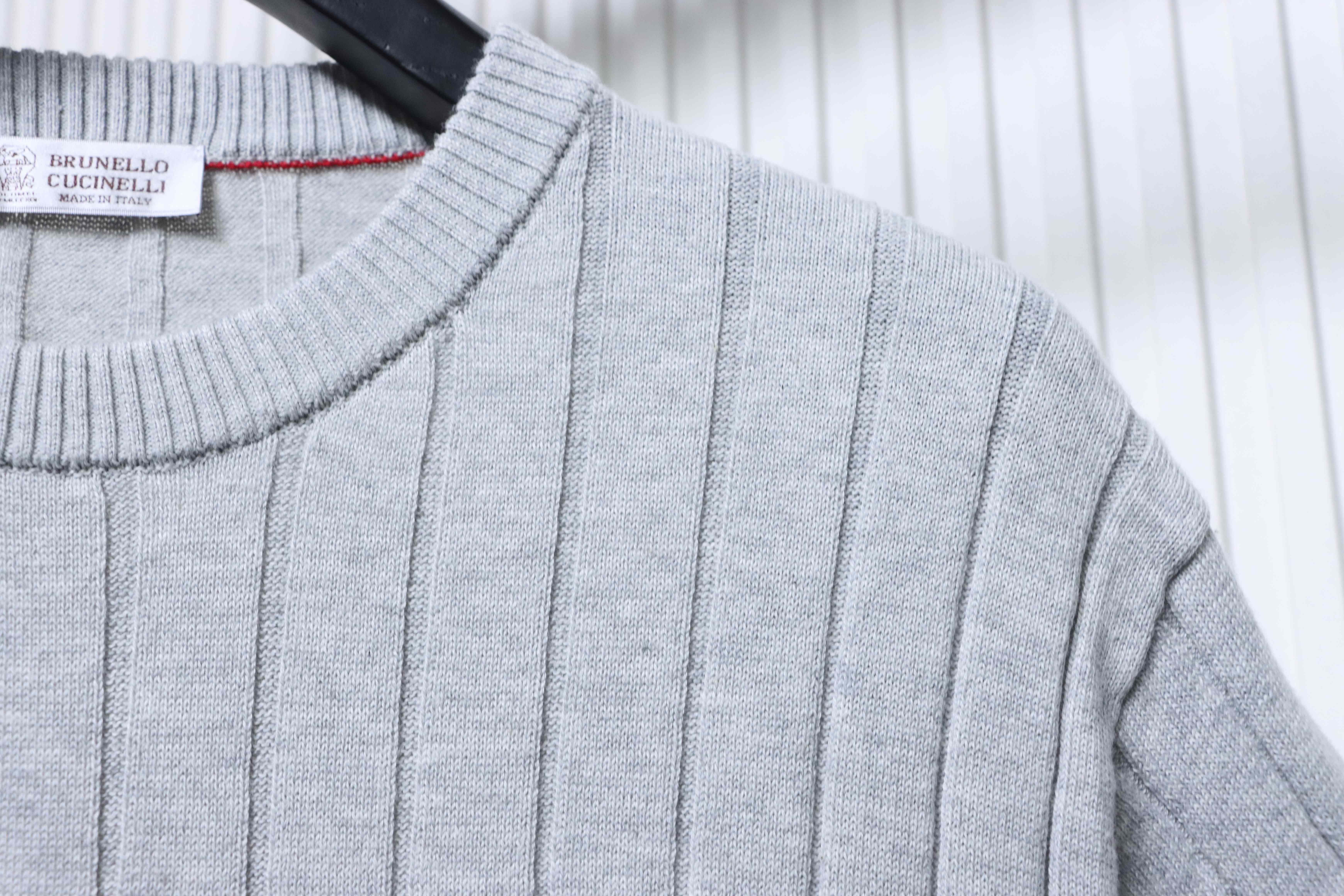    Brunello Cucinelli Henley collar T-shirt Grey