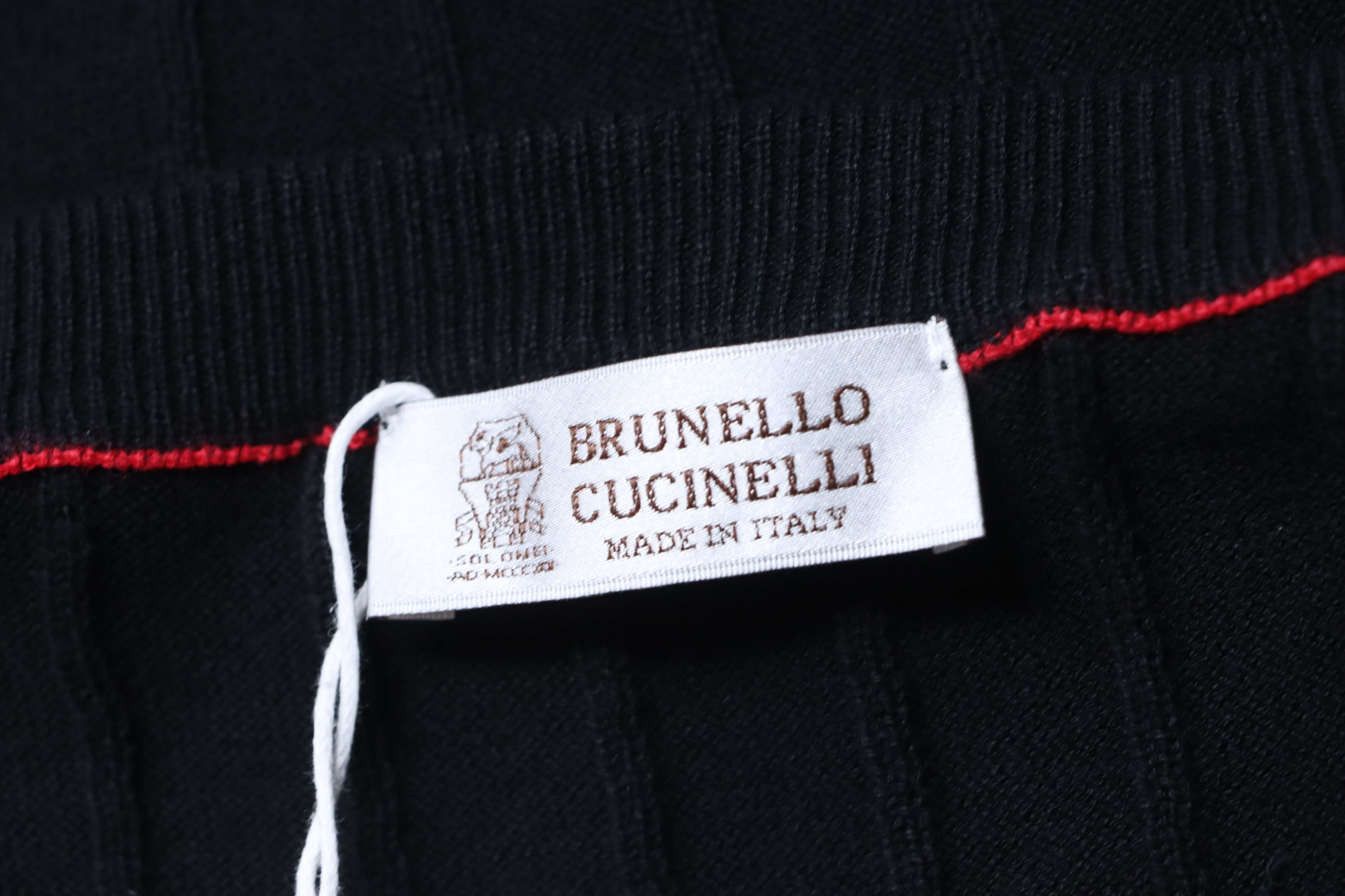    Brunello Cucinelli Henley collar T-shirt Black