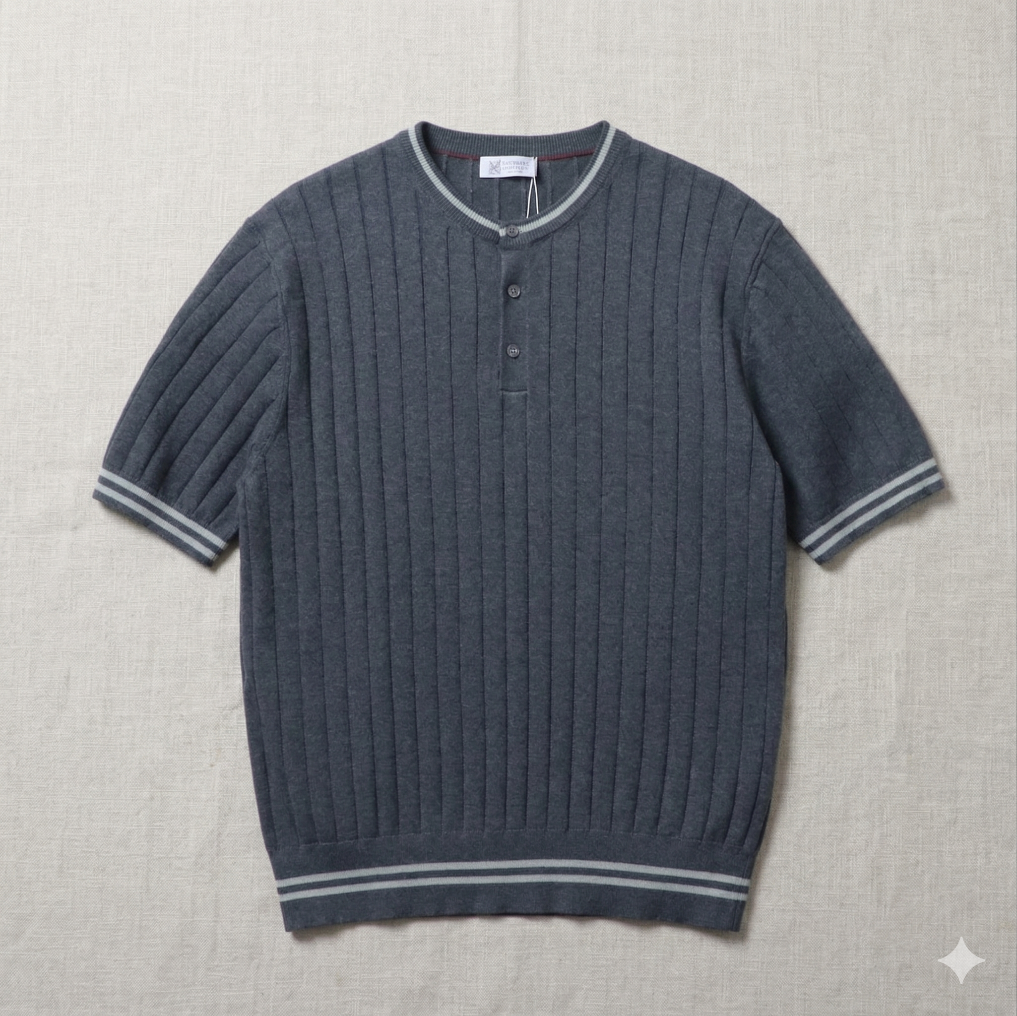    Brunello Cucinelli Henley collar T-shirt