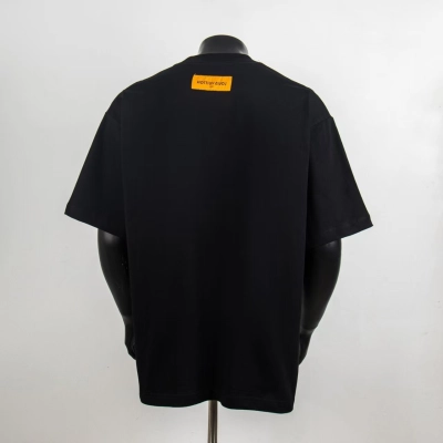 Top Quality     Louis Vuitton Embossed T-Shirt Black 6023 02