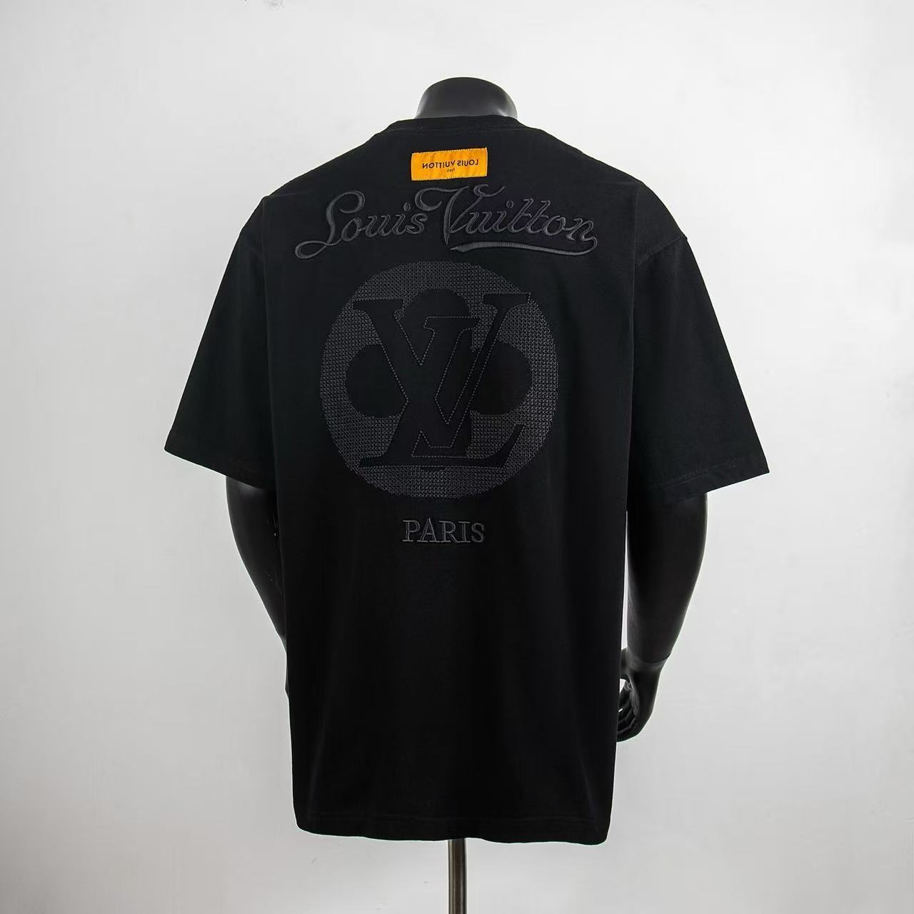     Louis Vuitton Embossed T-Shirt Black 6016