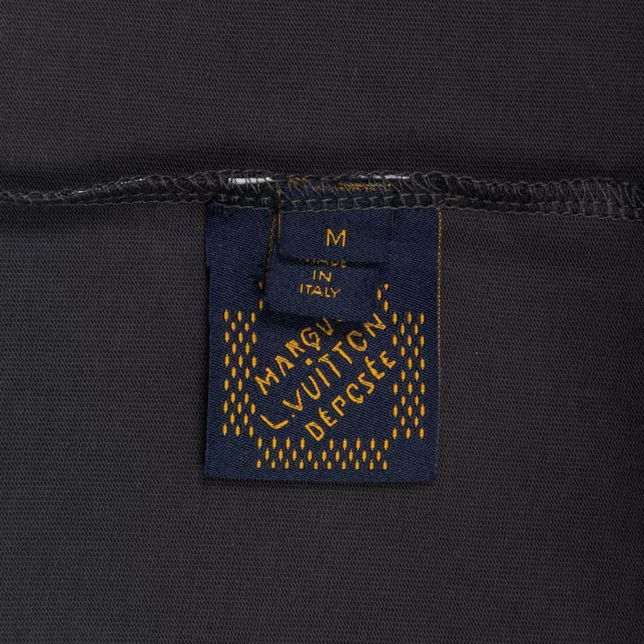     Louis Vuitton Embossed T-Shirt Black 6021