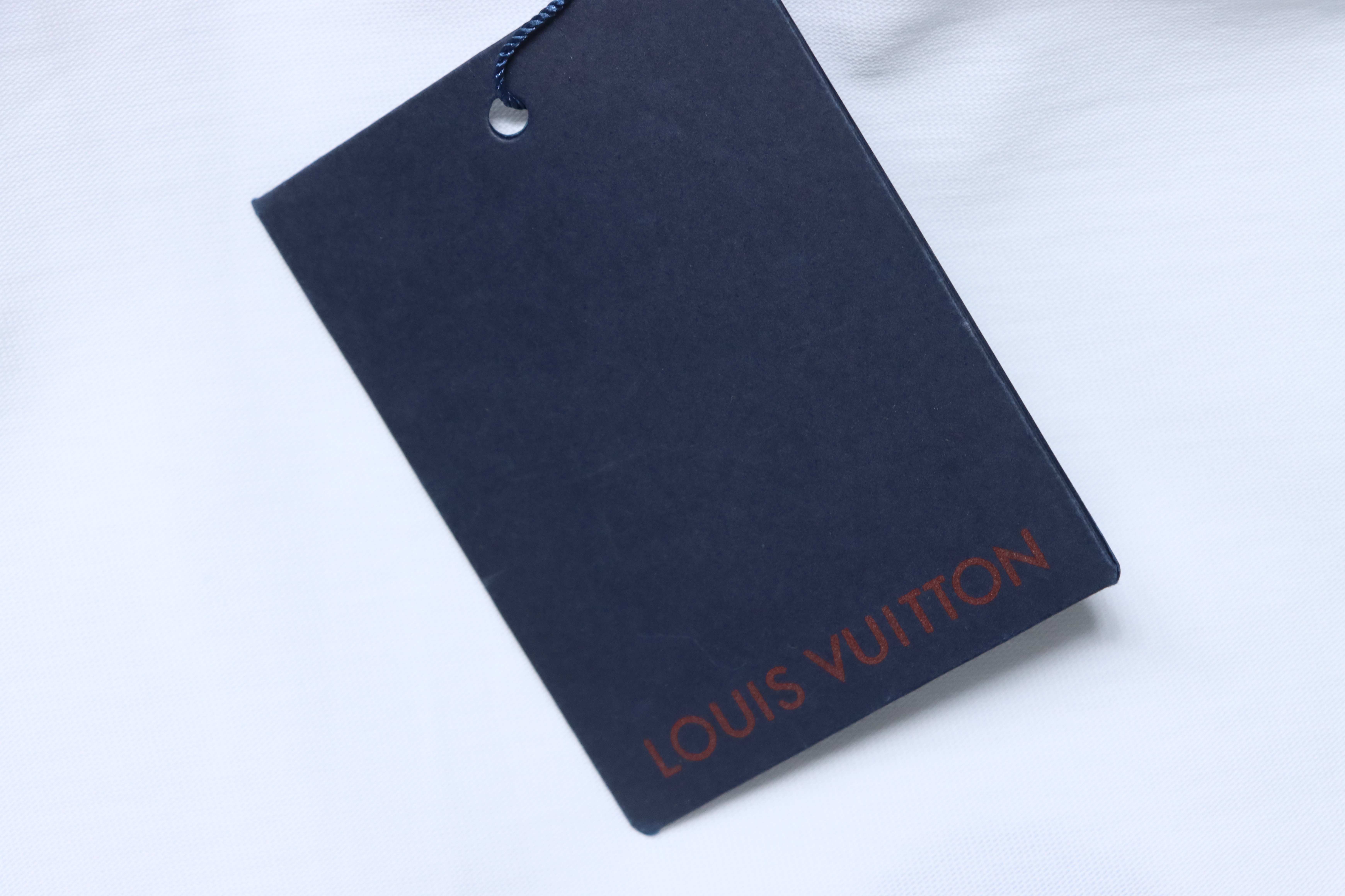     Louis Vuitton Embroidered Trainers T-Shirt White