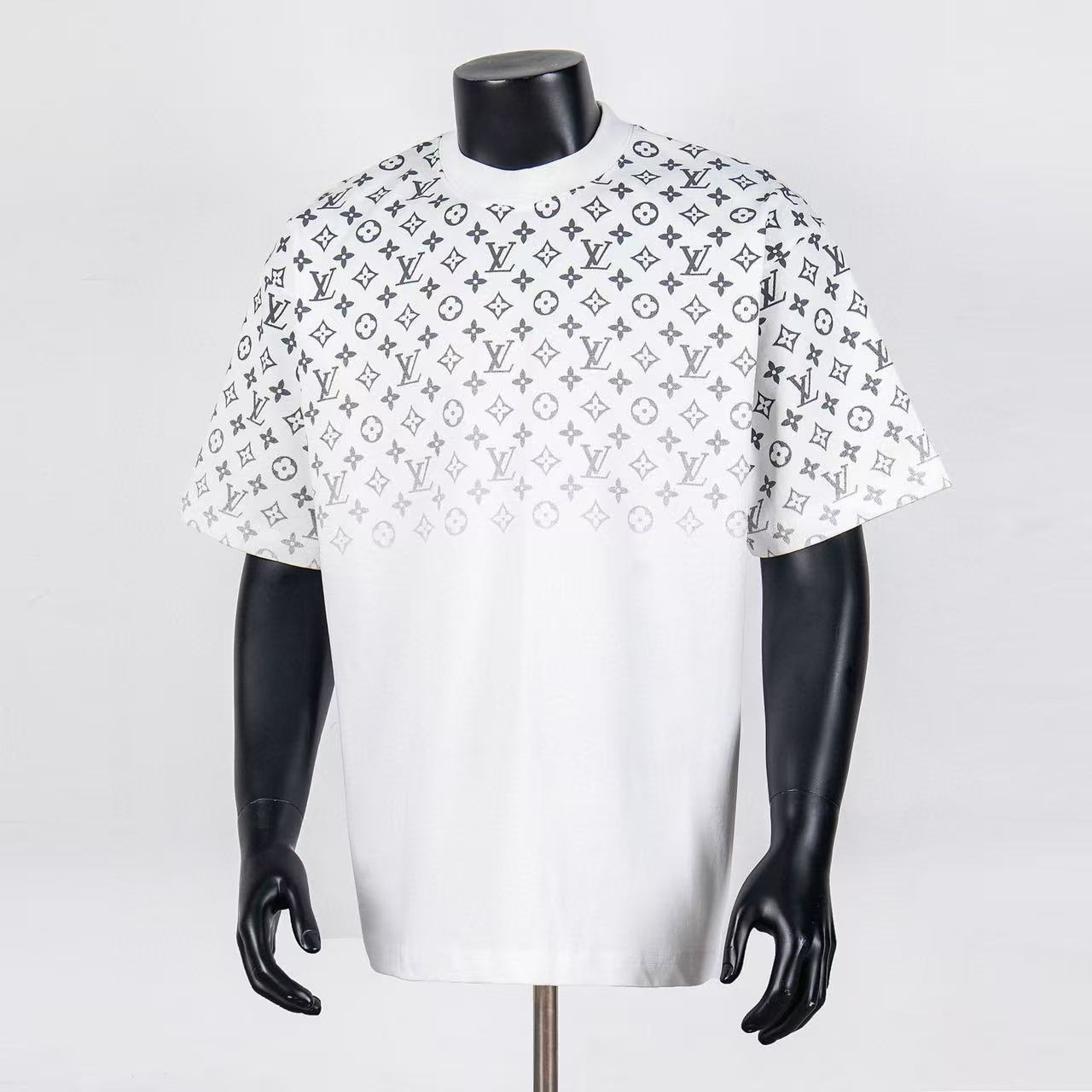    Louis Vuitton Gradient Cotton T-shirt White 6028