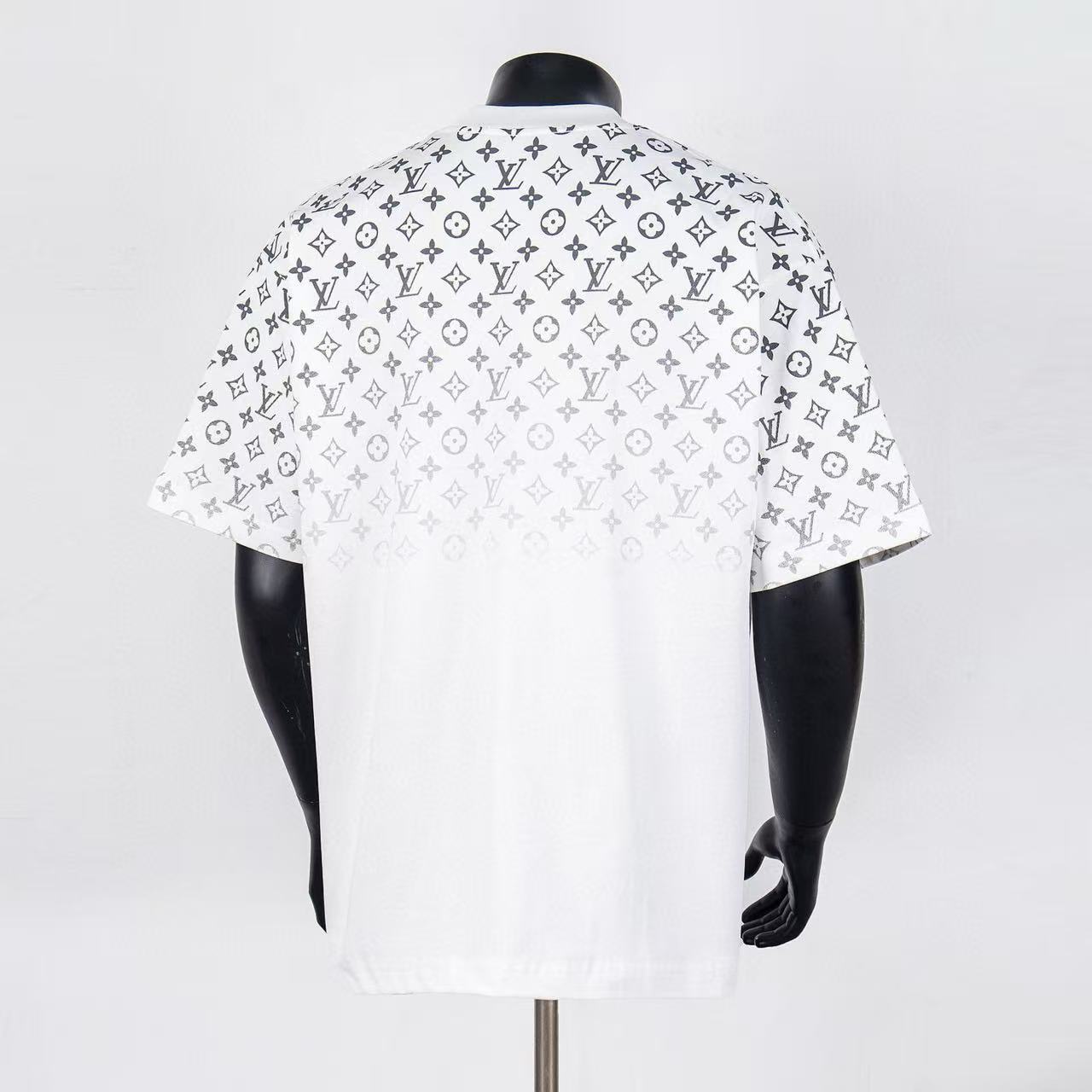     Louis Vuitton Gradient Cotton T-shirt White 6028