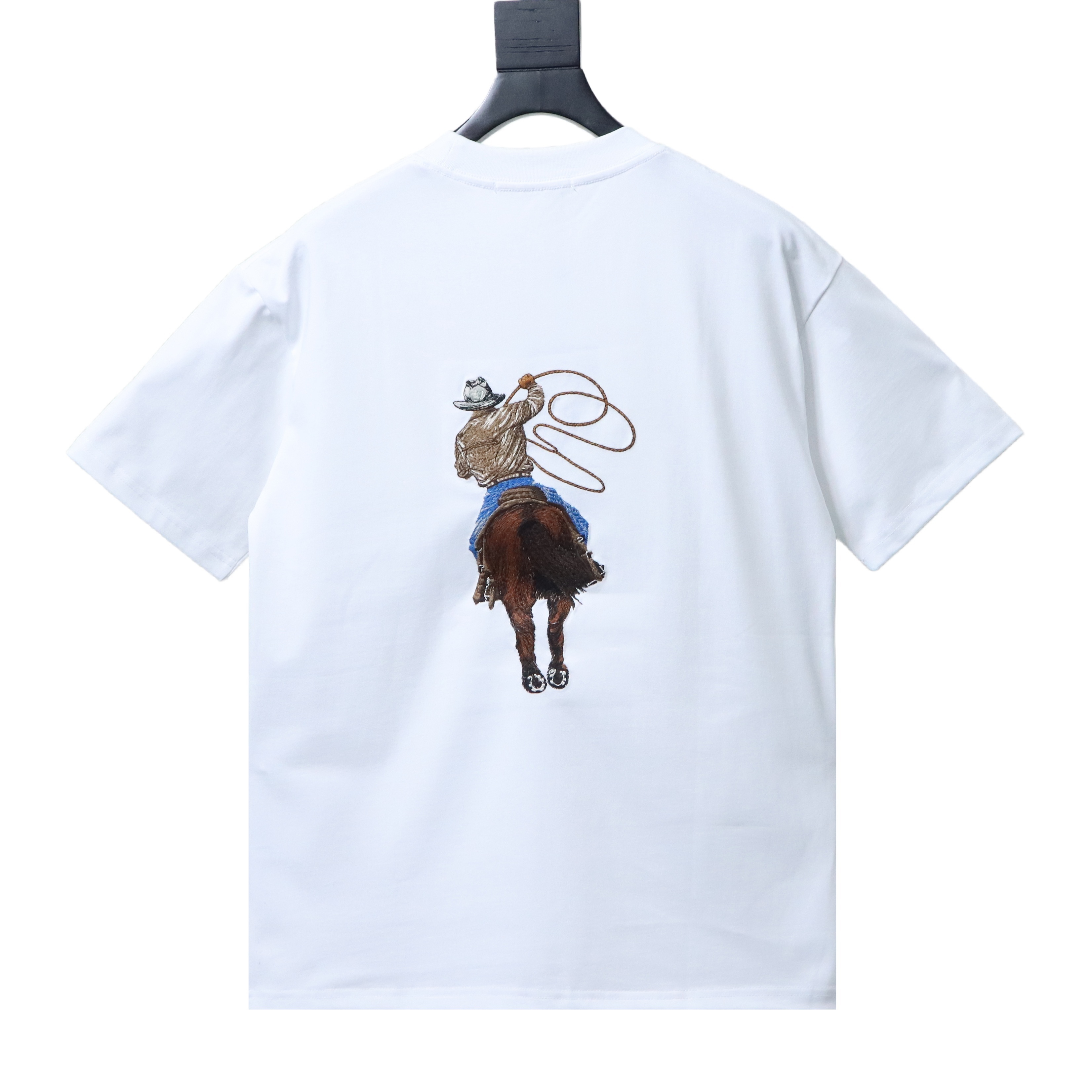     Louis Vuitton Graphic Embroidered Cotton T-Shirt White
