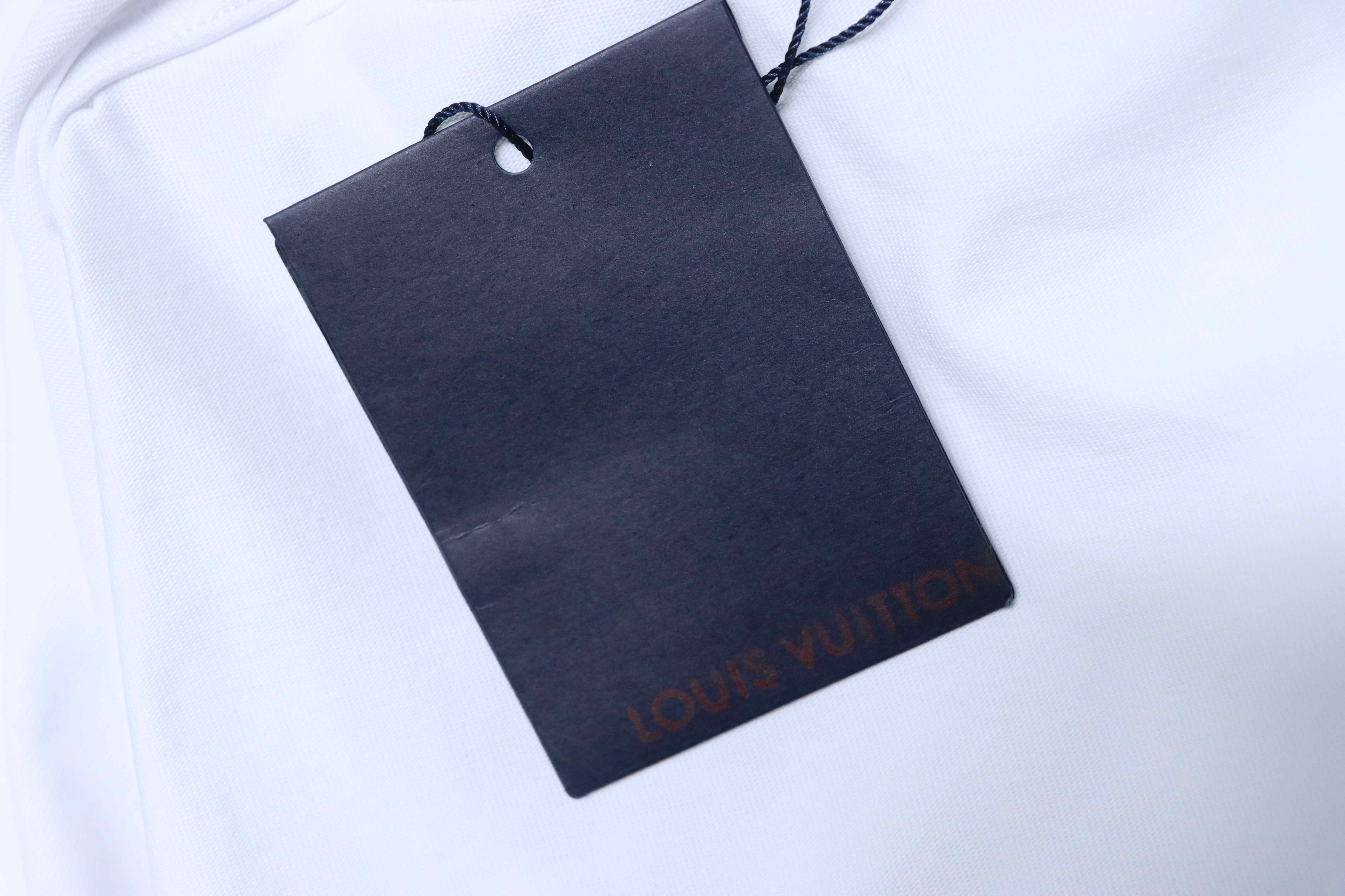     Louis Vuitton Graphic Embroidered Cotton T-Shirt White