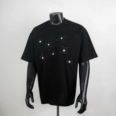 Top Quality     Louis Vuitton Monogram T-Shirt Black 6010 01