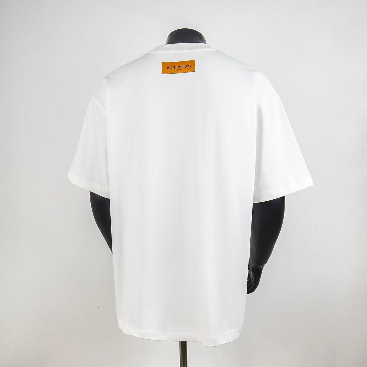     Louis Vuitton Printed Signature T-shirt White 6008