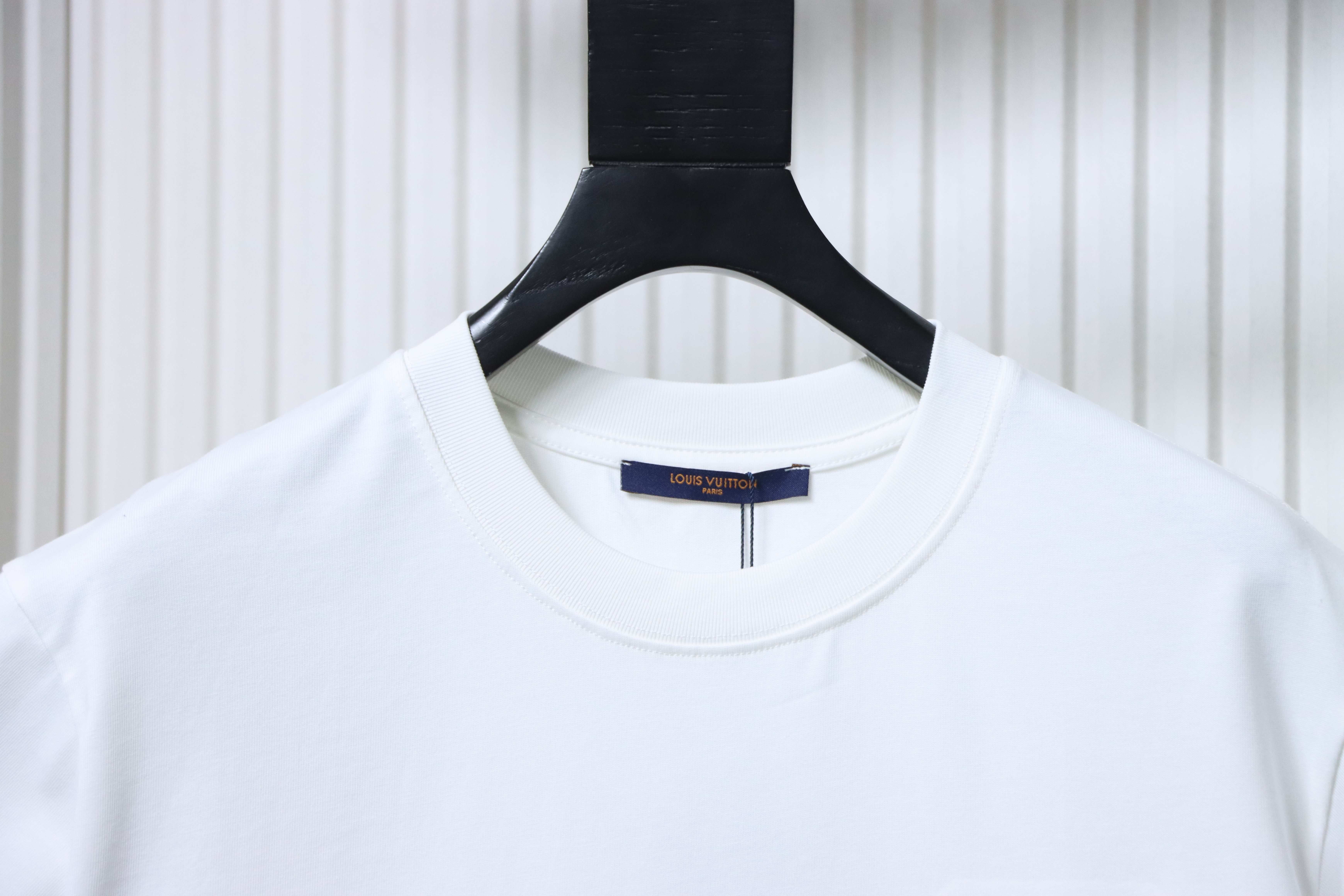     Louis Vuitton Signature Embroidery T-Shirt White