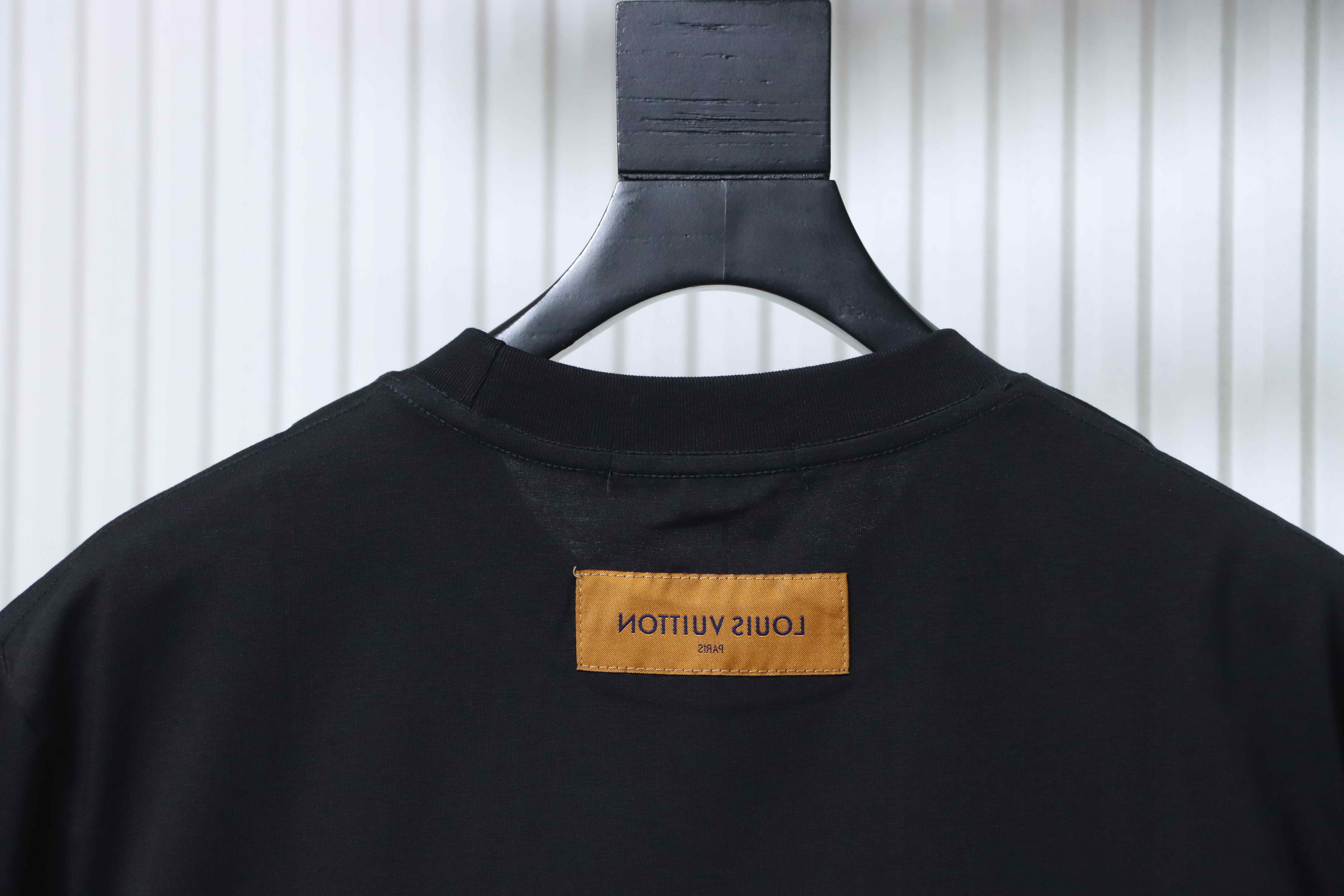     Louis Vuitton Embroidery T-Shirt Black