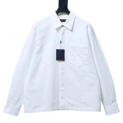     Louis Vuitton Embossed Pocket Long-Sleeved Shirt 01