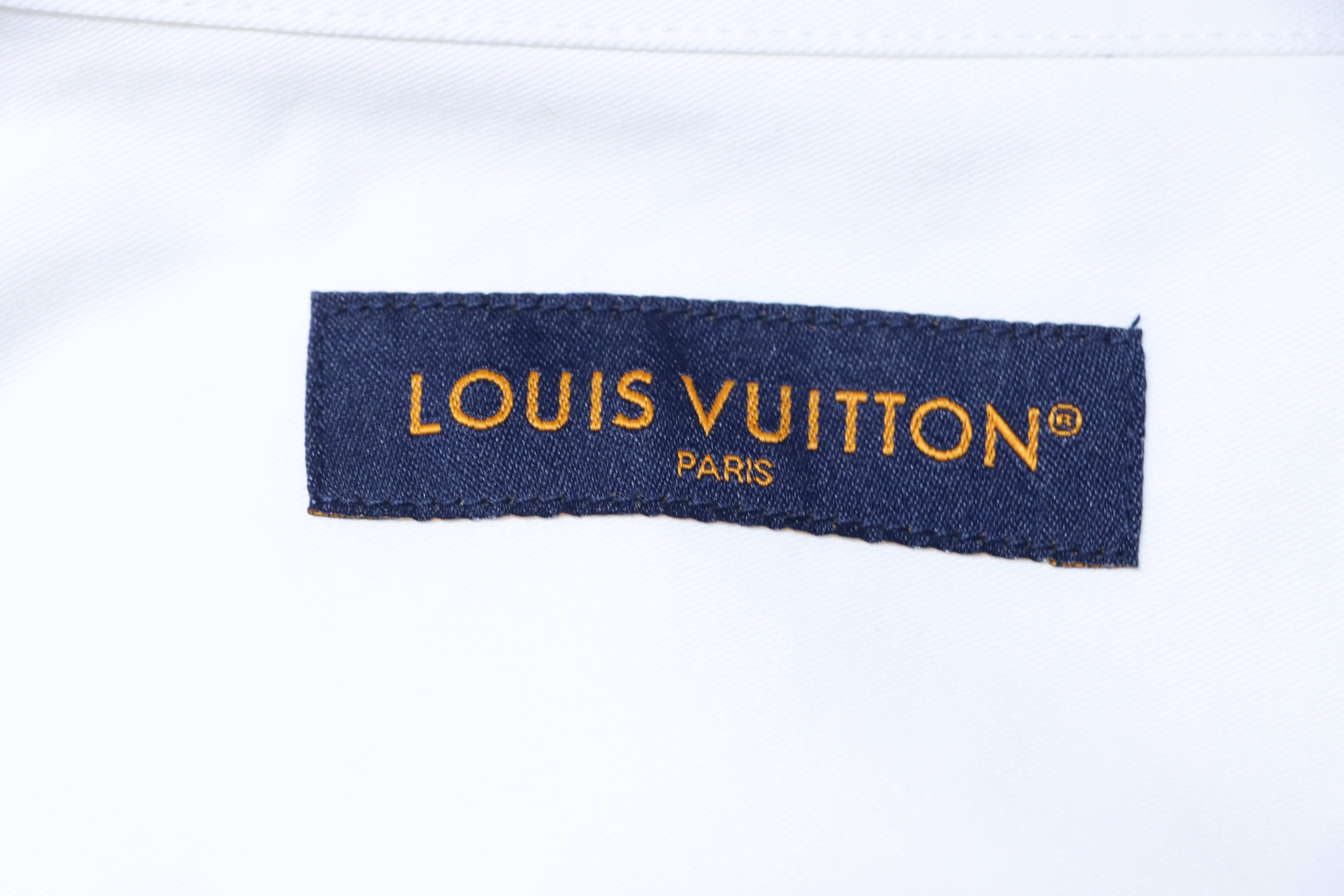     Louis Vuitton Embossed Pocket Long-Sleeved Shirt