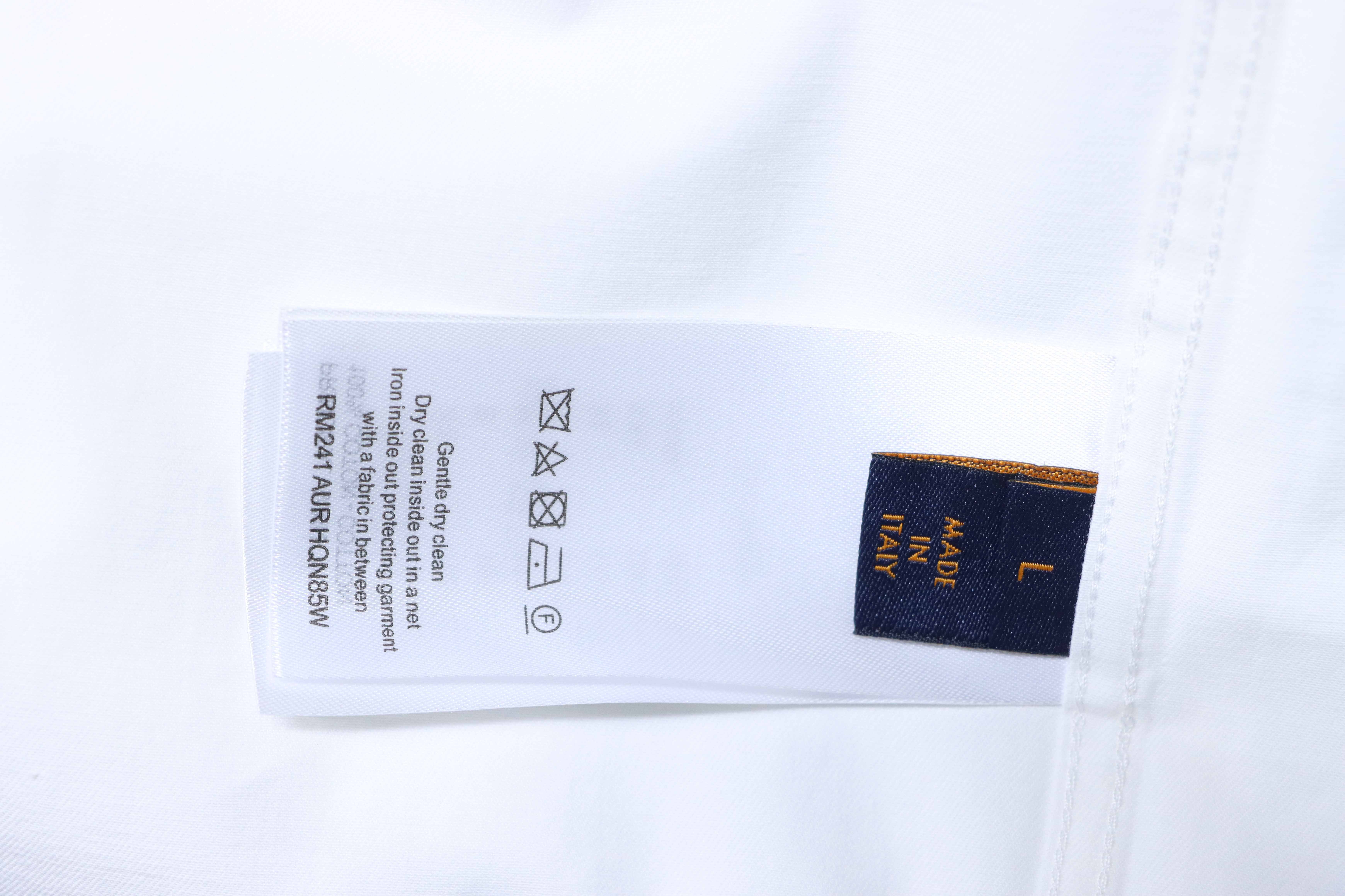     Louis Vuitton Embossed Pocket Long-Sleeved Shirt