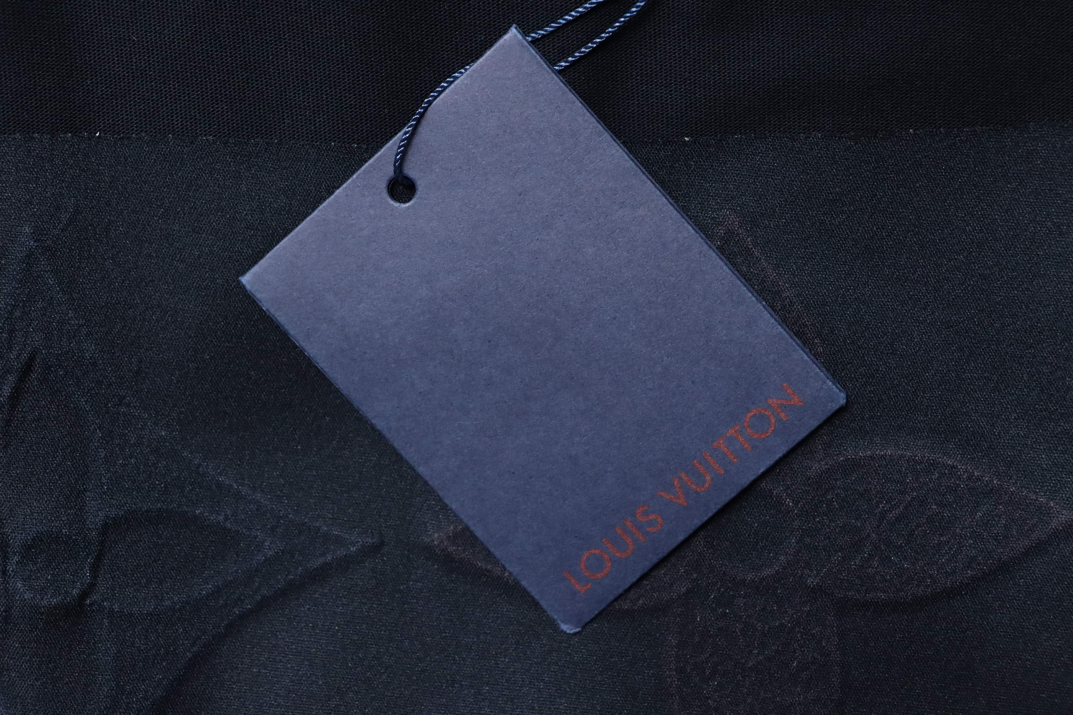     Louis Vuitton San Hua 3D Embroidery T-Shirt Black