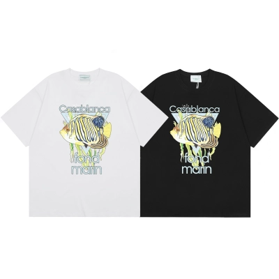 Top Quality     Casablanca Fond Marin T-shirt 01