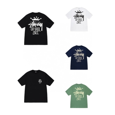 Top Quality Stussy Old Skool 22 T-Shirt 01