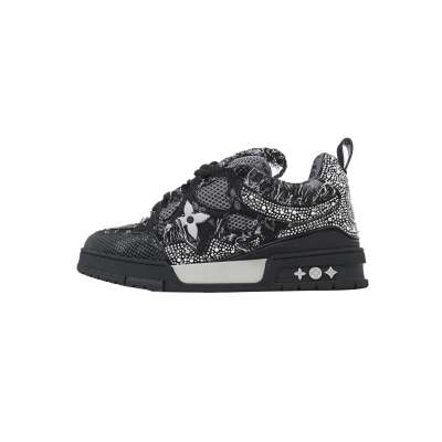 Louis Vuitton Skate Trainer Black Swarovski Monogran 01